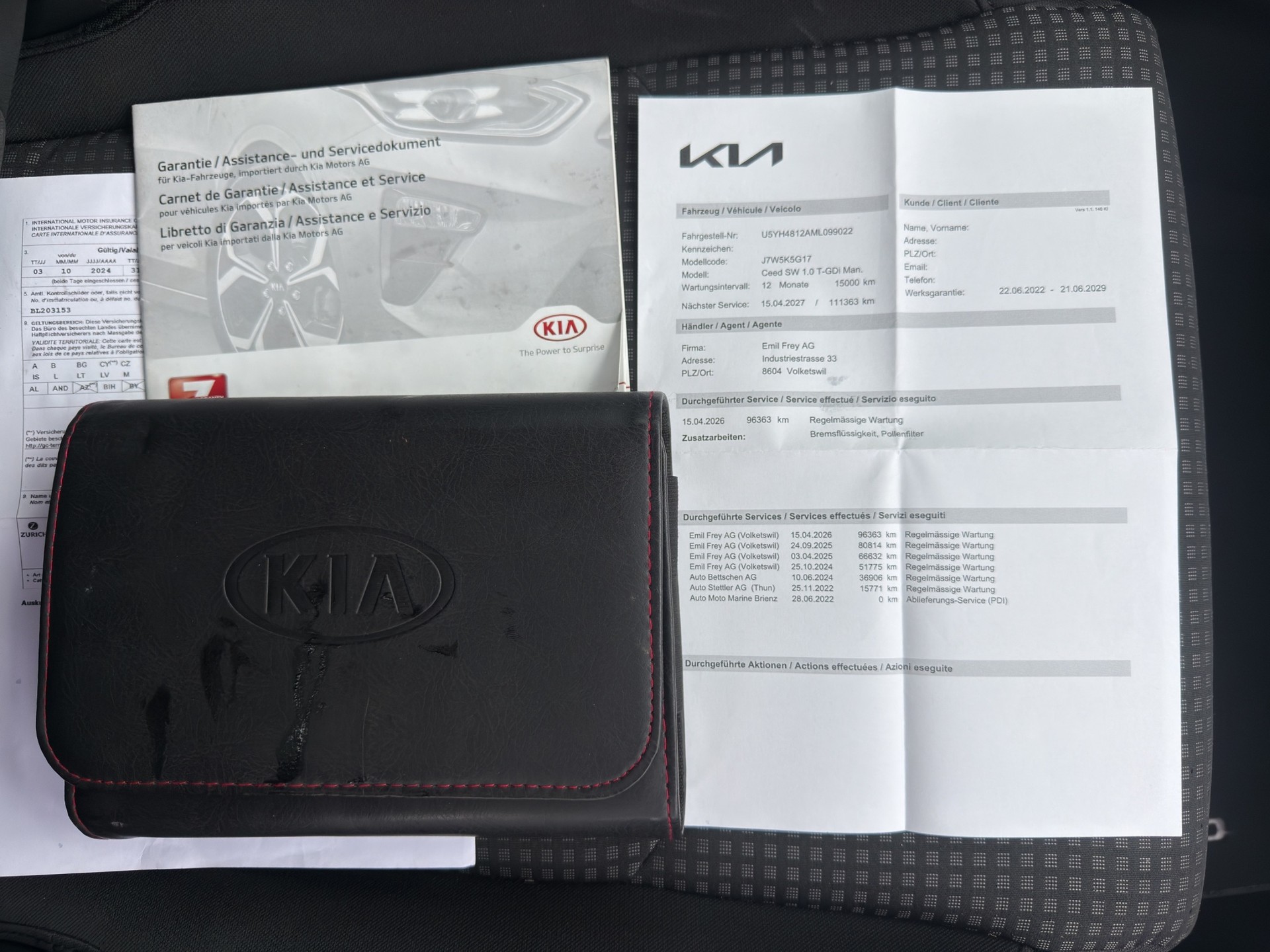 KIA Ceed Sportswagon 1.0 T-GDi MHEV Power ** Frisch ab MFK & Service ** AHK ** Werksgarantie bis 06/2029 / 150’000 km **-image-14