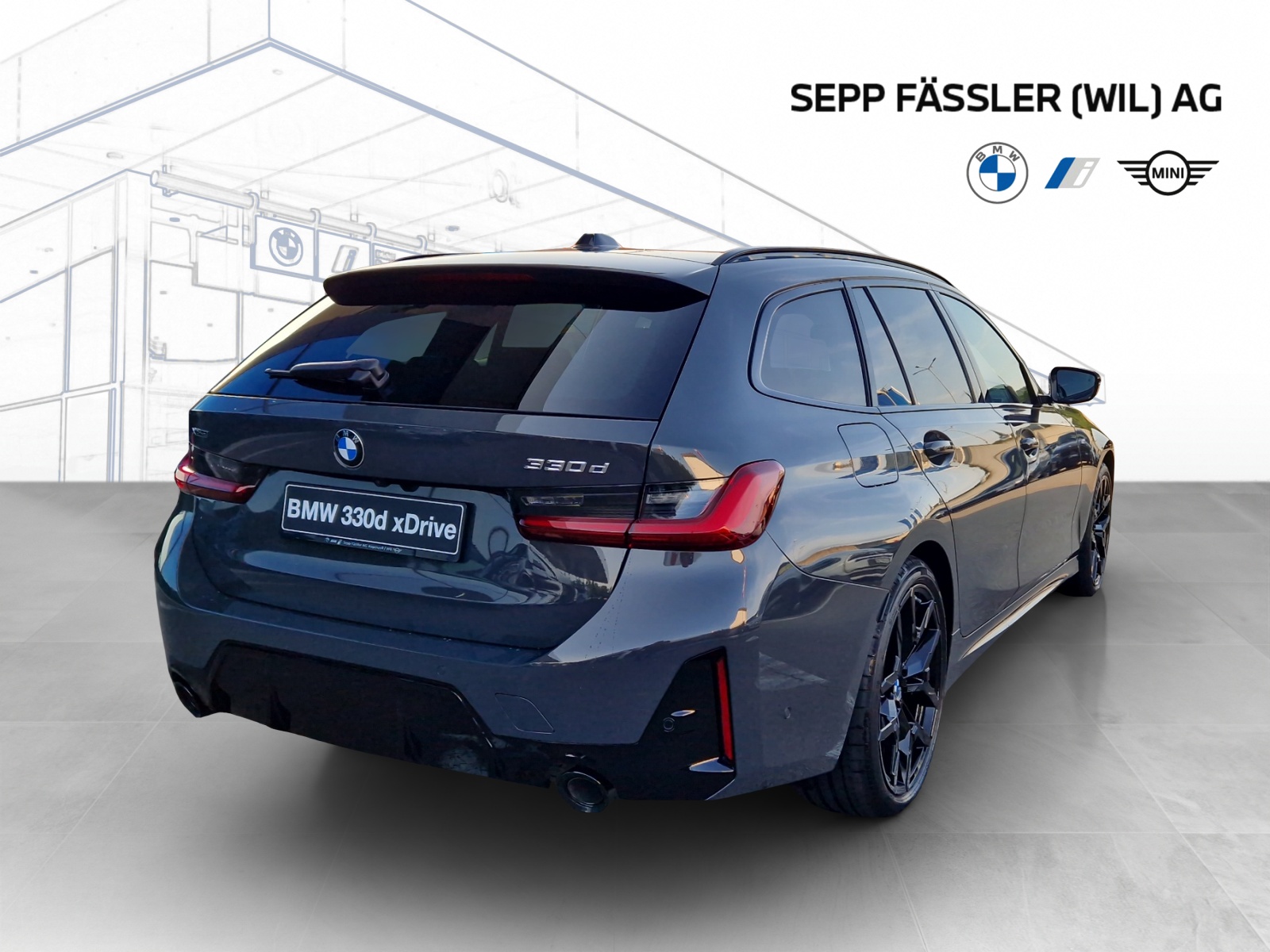 BMW 330d xDrive 48V Touring Steptronic M Sport Pro-image-3