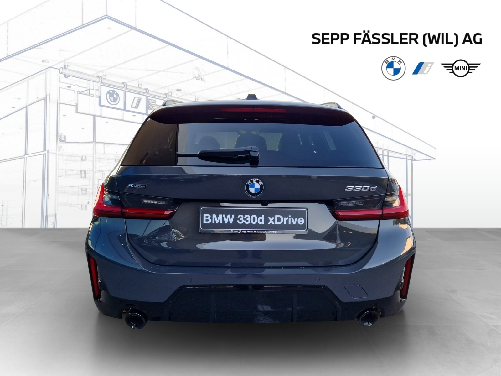 BMW 330d xDrive 48V Touring Steptronic M Sport Pro-image-1
