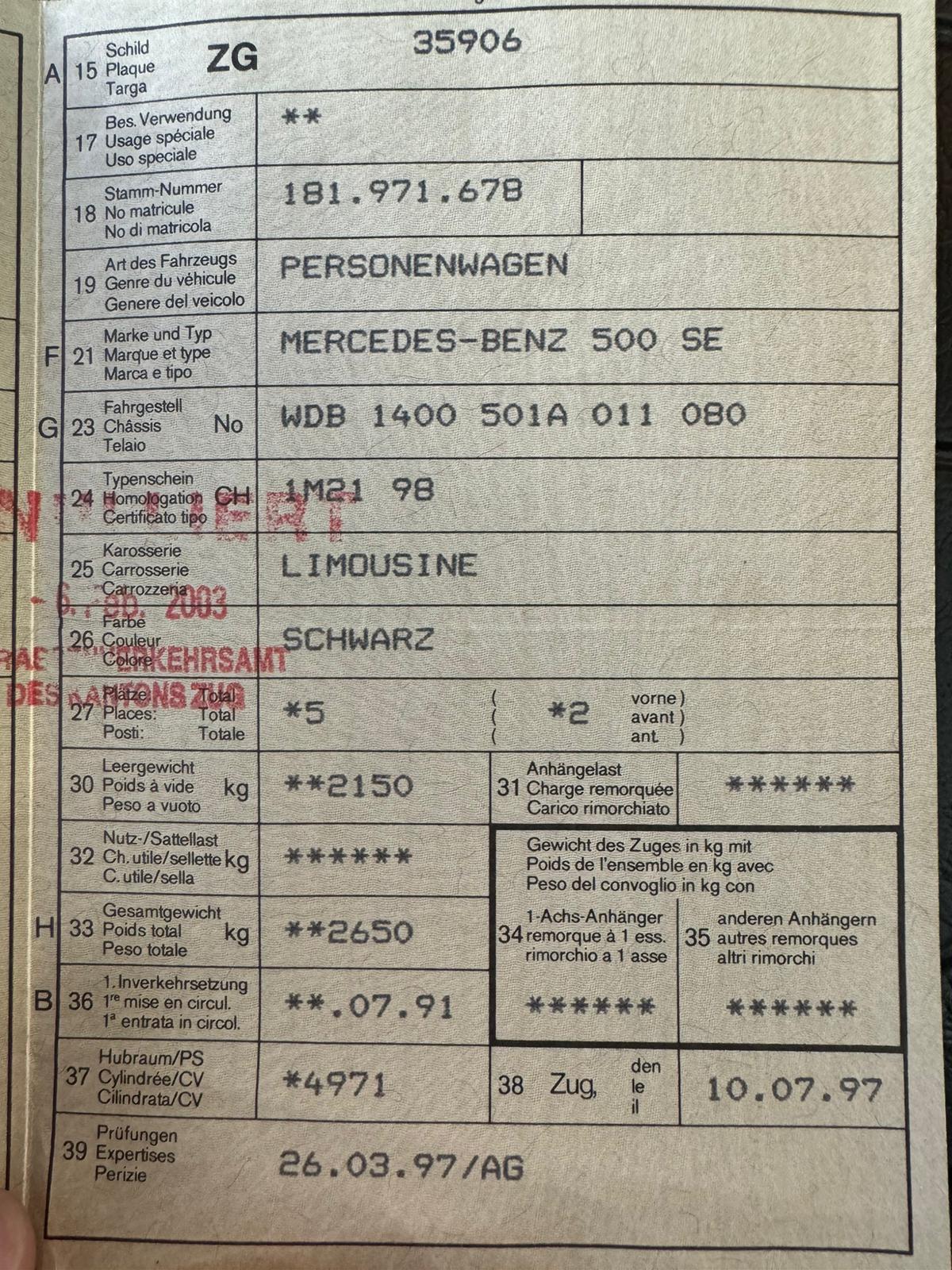 MERCEDES-BENZ 500 SE Automatic-image-15