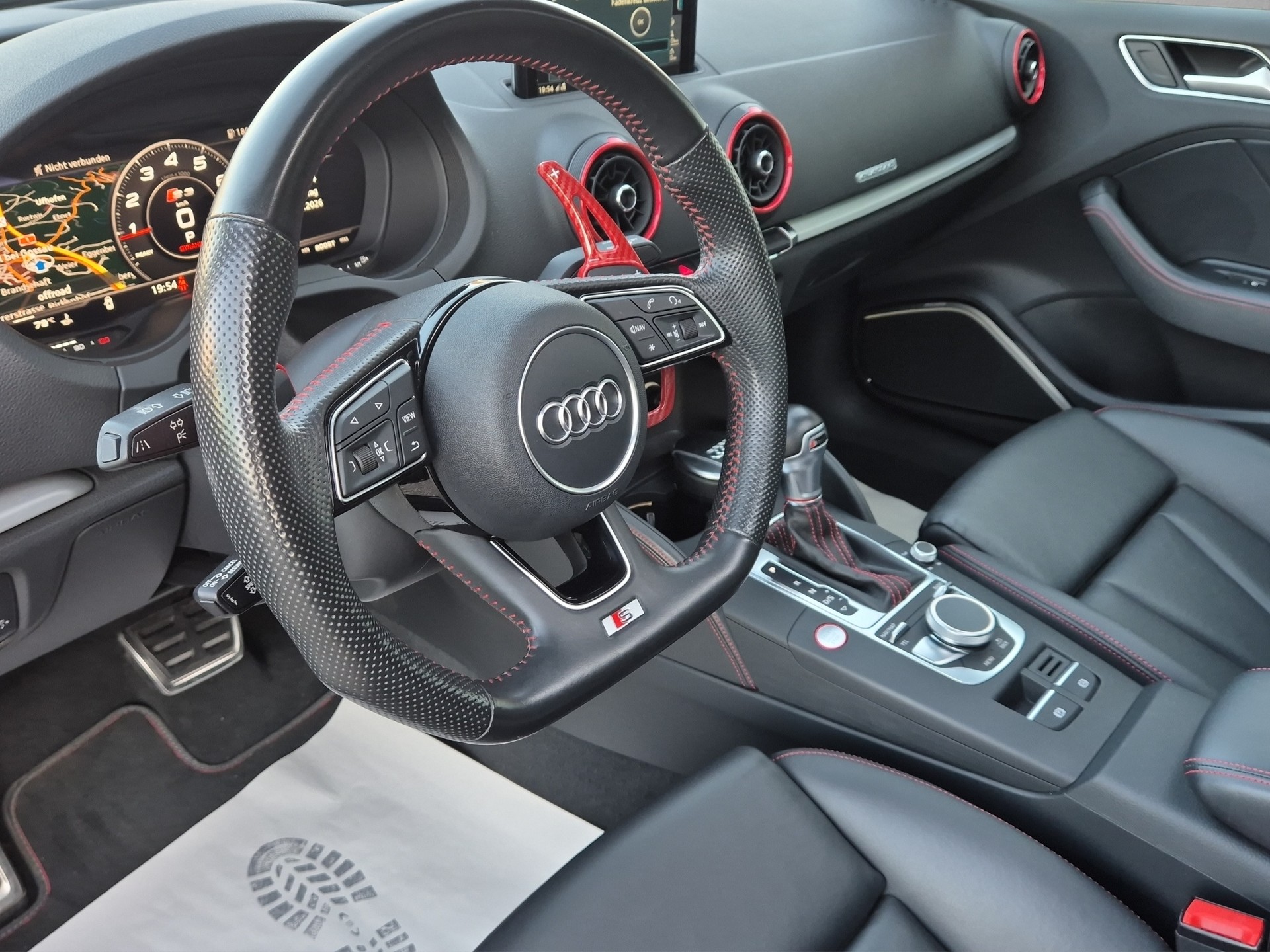AUDI S3 Sportback 2.0 TFSI quattro S-tronic, OHNE OPF, RS-LOOK, FULL BLACK-image-18