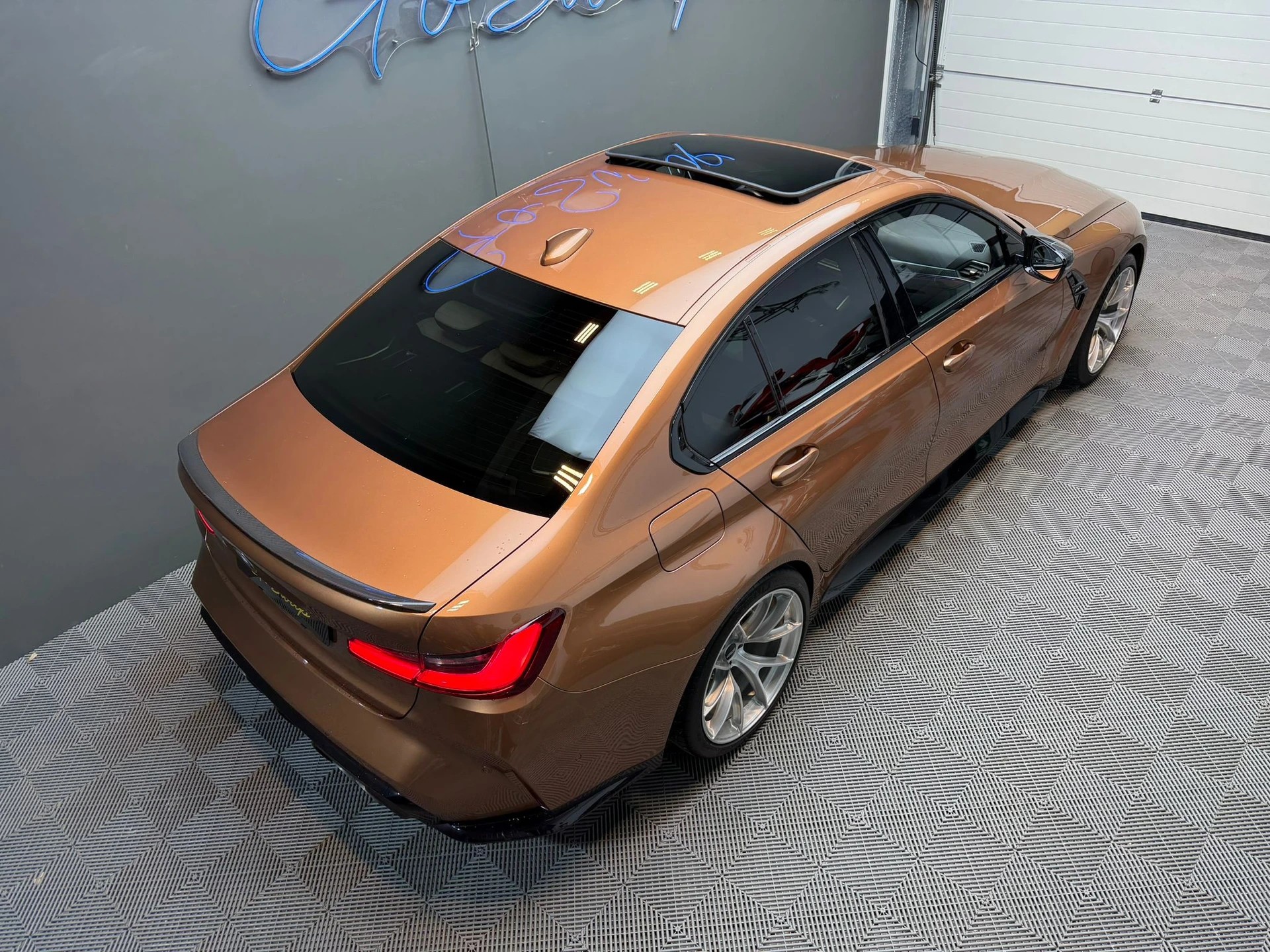 BMW M3 G80 * Boite Manuelle * Zanzibar Individual Color * Apex Wheels-image-4