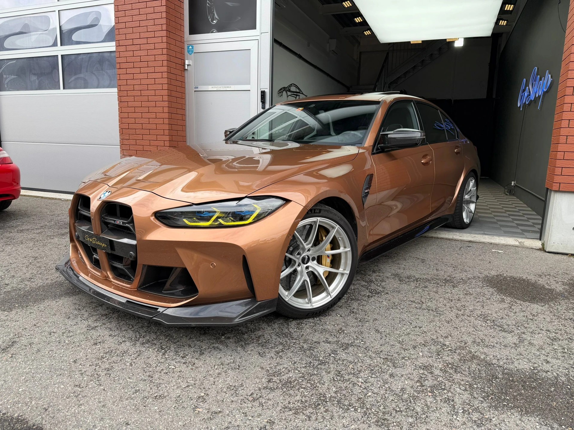 BMW M3 G80 * Boite Manuelle * Zanzibar Individual Color * Apex Wheels-image-1