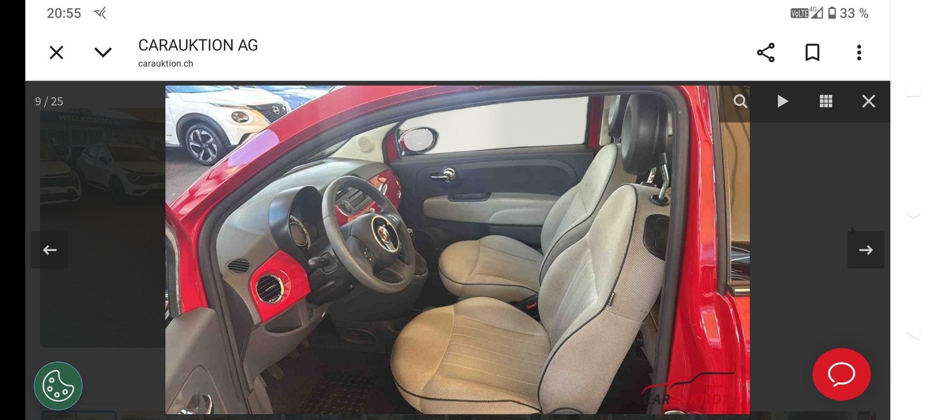 FIAT 500 0.9 Twinair Turbo Lounge-image-4