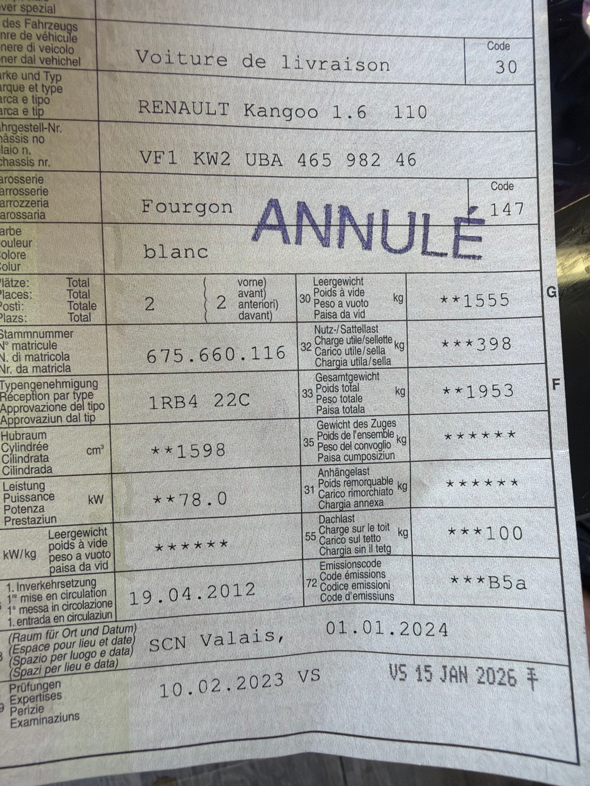 RENAULT Kangoo 1.6 16V Dynamique Automatic-image-11