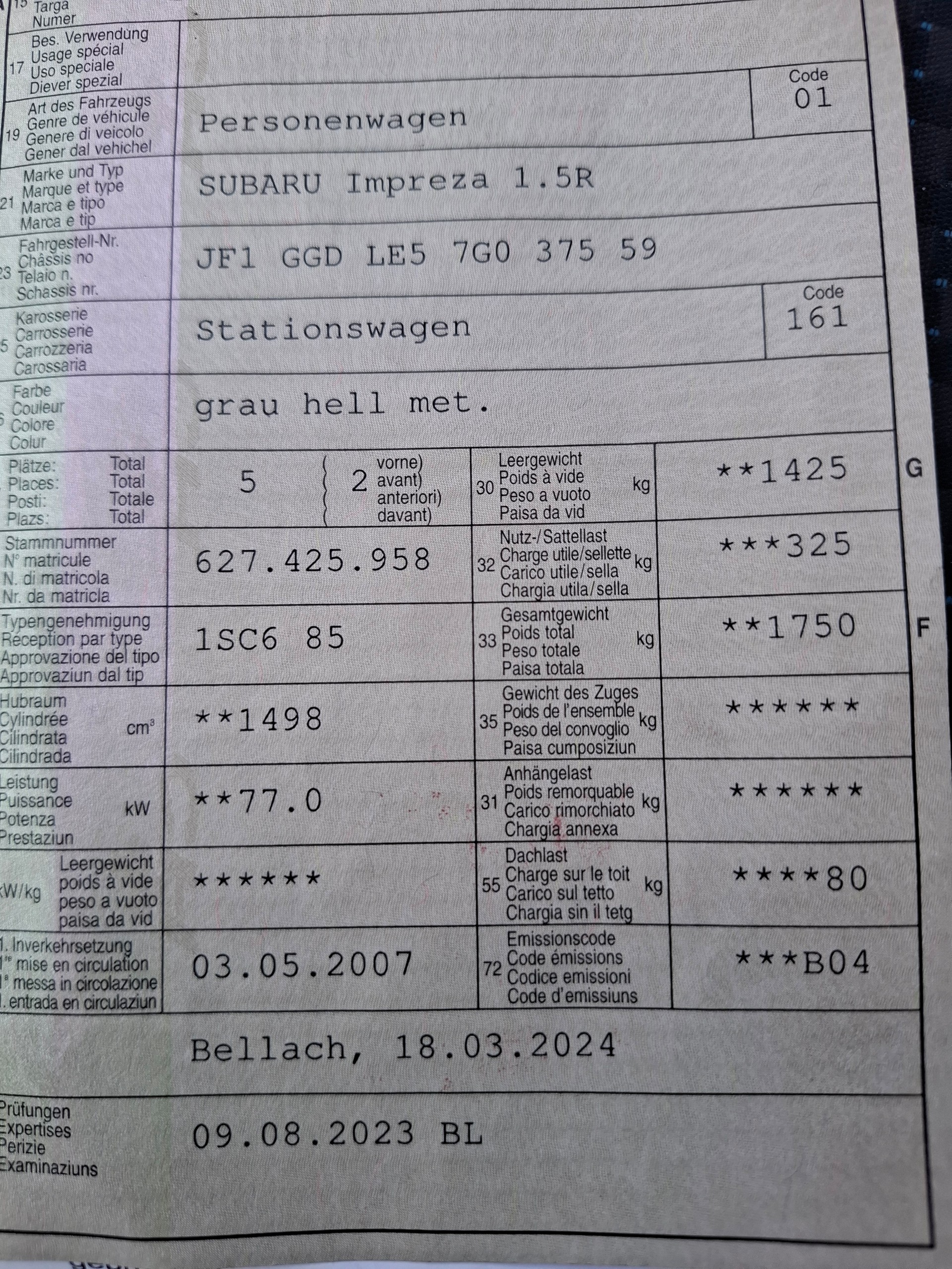 SUBARU Impreza 1.5R Swiss De Luxe Automatic-image-8