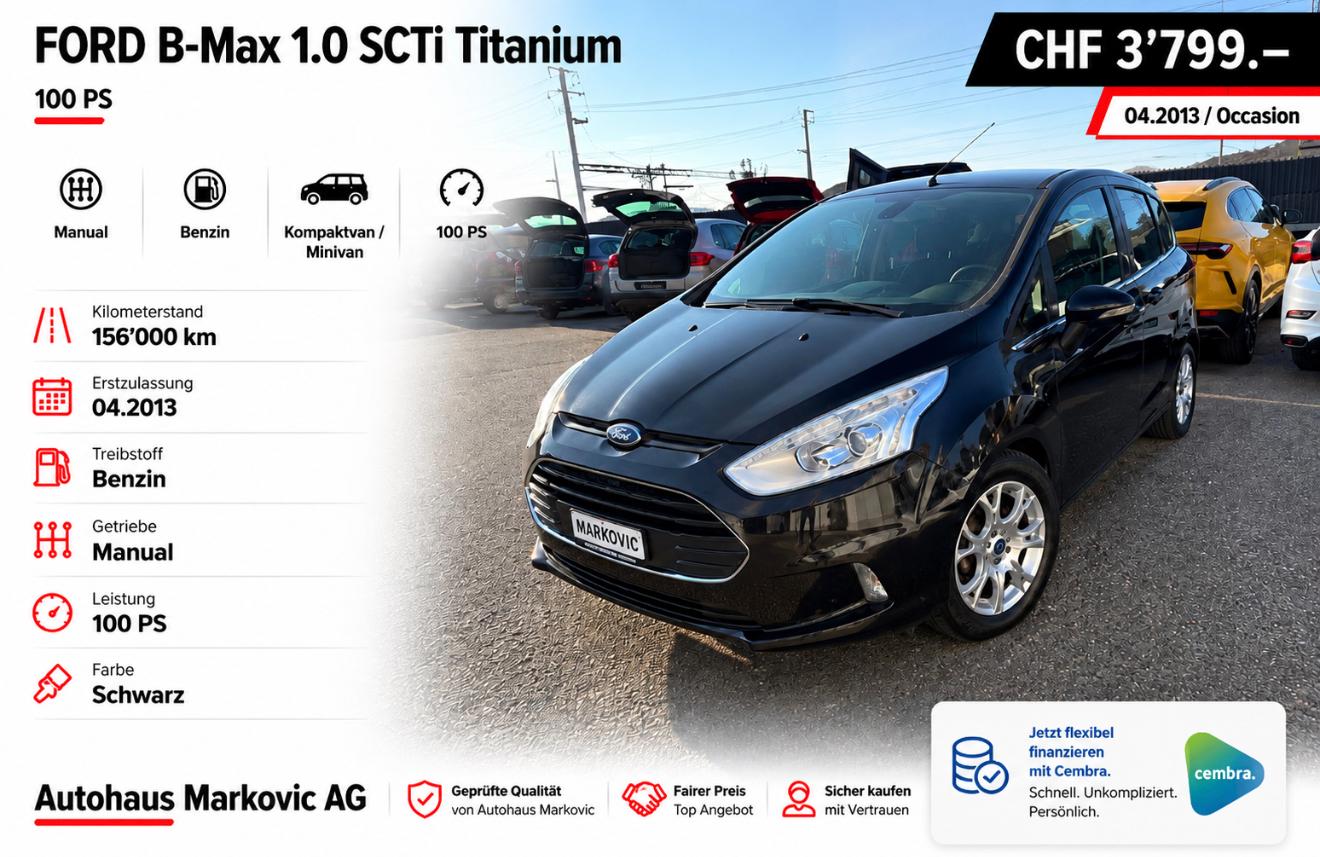 FORD B-Max 1.0 SCTi Titanium-image-0