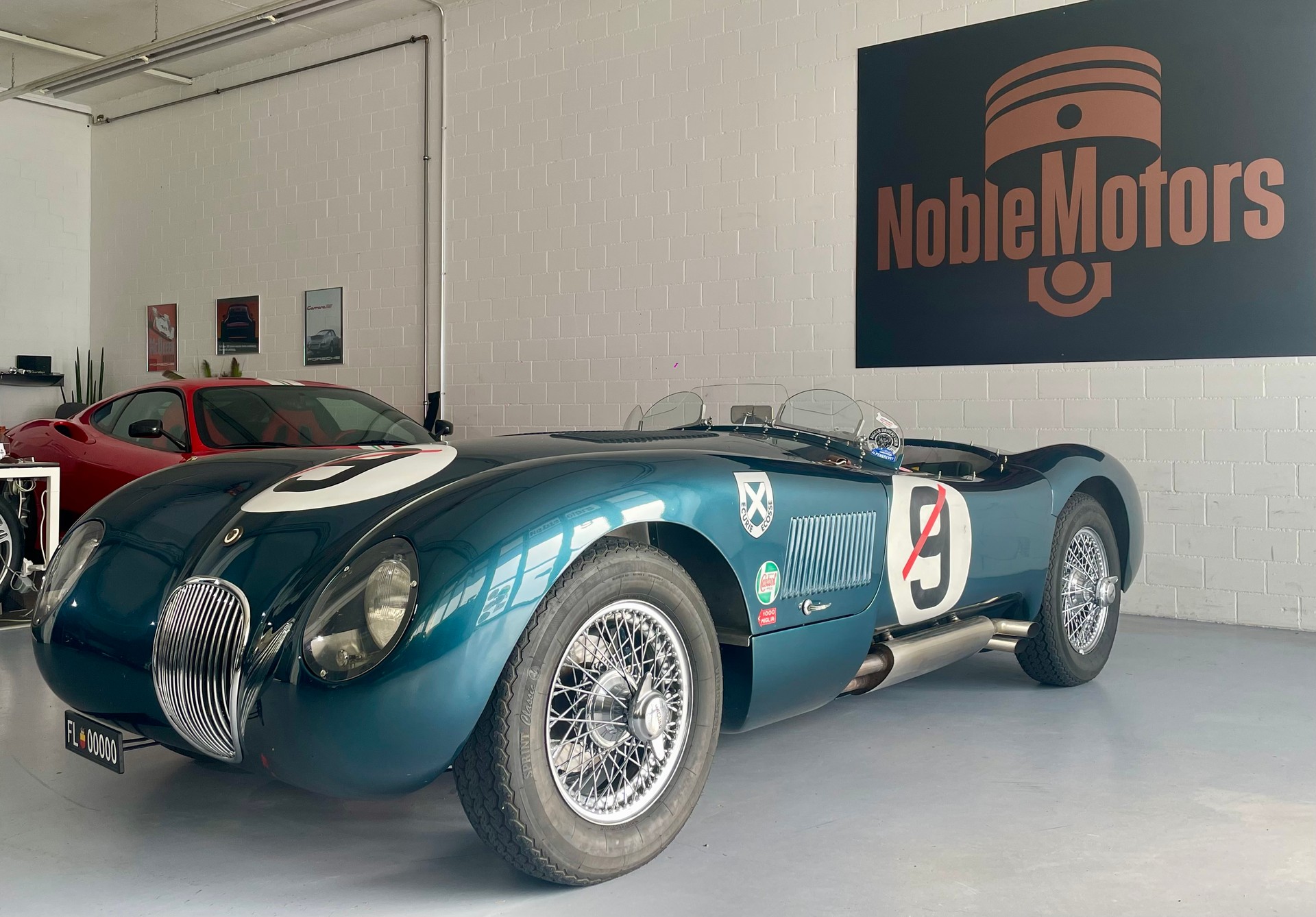 JAGUAR 3.4l C - Typ / Jaguar XKC (C-Type) Vollaluminium-showroom-element-2