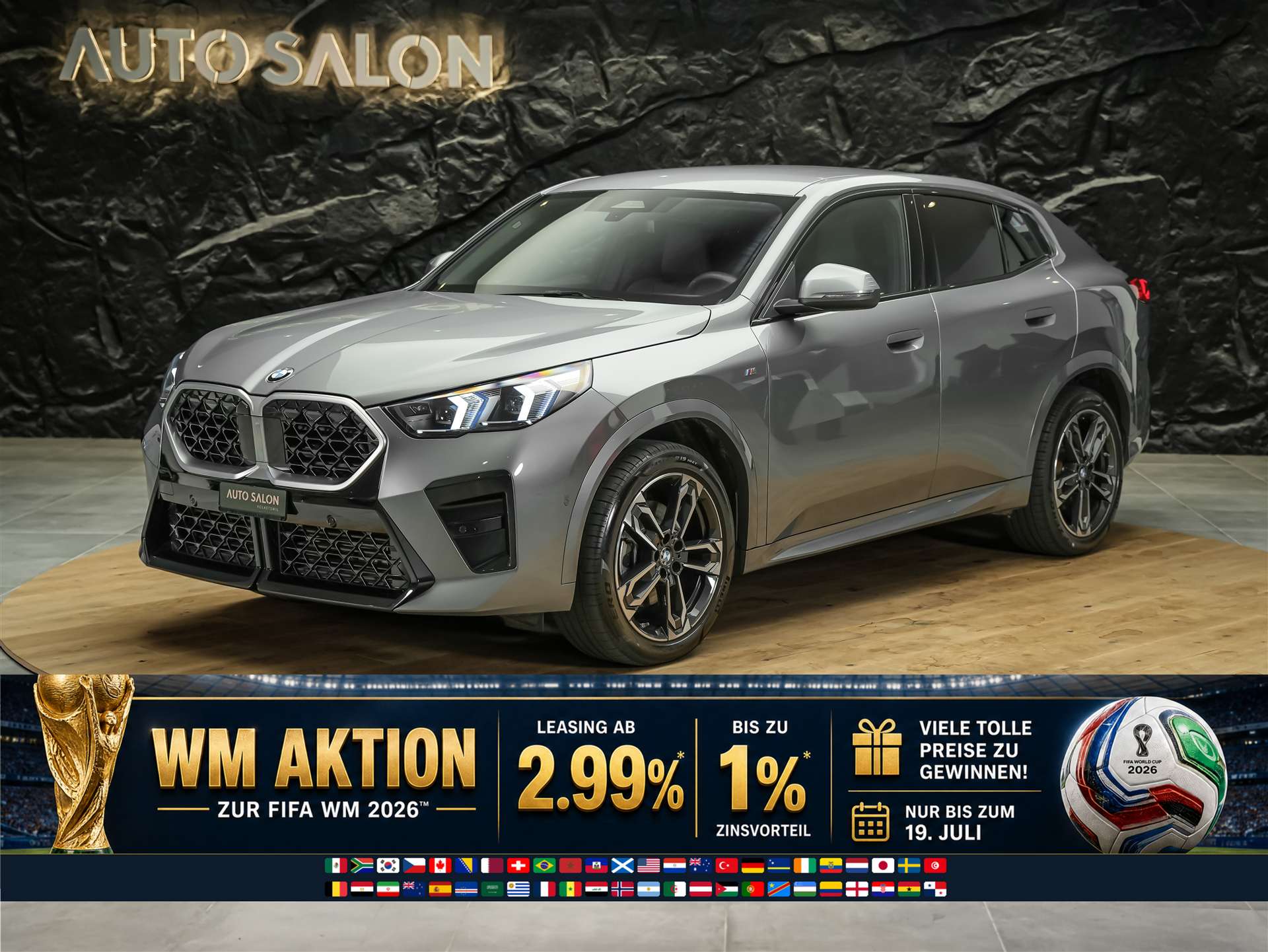 BMW X2 sDrive 20i M Sport *Werksgarantie*El. Sitze mit Memory*Lenkradheizung*-image-0