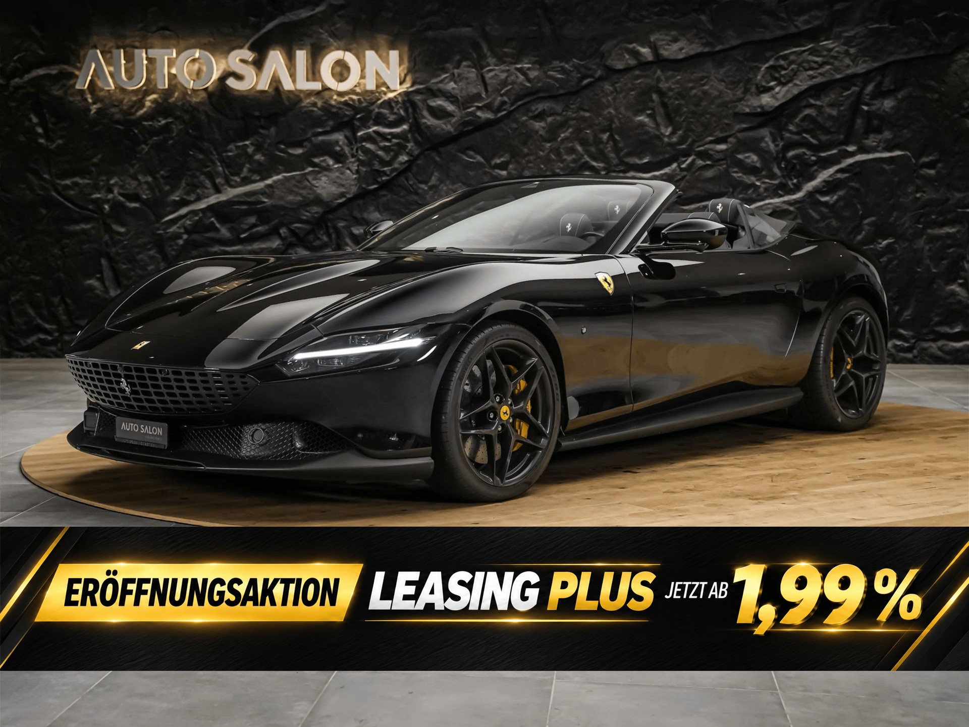 FERRARI Roma Spider 3.9 V8 T *ALL BLACK*Sitzbelüftung*JBL*