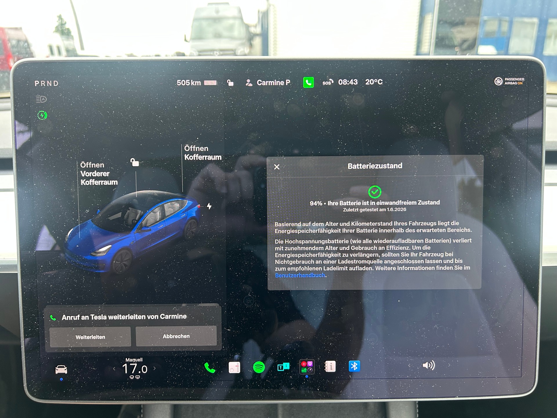 TESLA Model 3 Long Range Dual Motor / Batterie 94 %-image-14