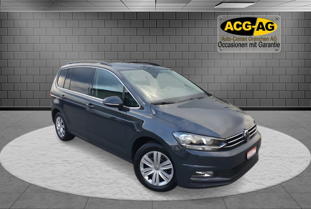 VW Touran 1.6 TDI BlueMotion Technology Sound DSG ** 7-Plätzer ** Gr-Navi ** RF-Kamera ** ACC ** Sitzheizung ** Frisch Ab MFK **-image-0