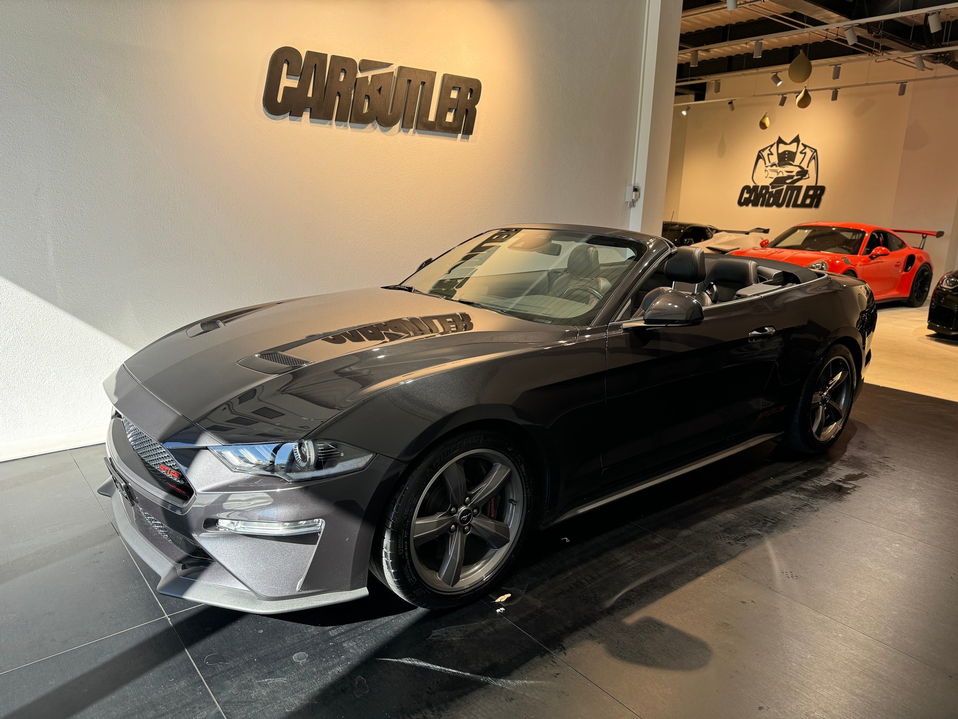 FORD Mustang Convertible 5.0 V8 GT California Special Automat 🚀 GT/CS DARK MATTER GREY - SONDER-EDITION 499.- / Monat-image-7