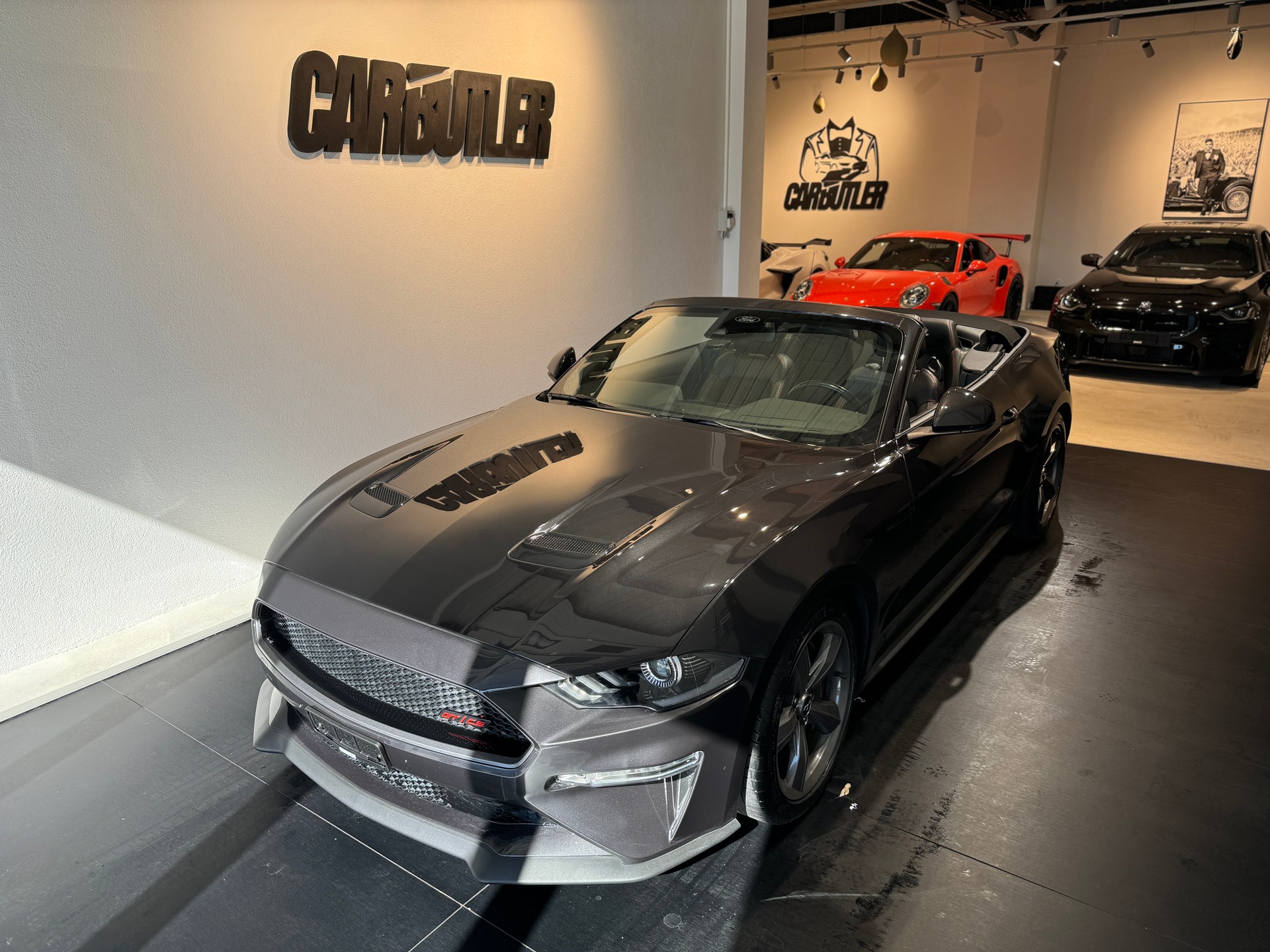 FORD Mustang Convertible 5.0 V8 GT California Special Automat 🚀 GT/CS DARK MATTER GREY - SONDER-EDITION 499.- / Monat-image-5