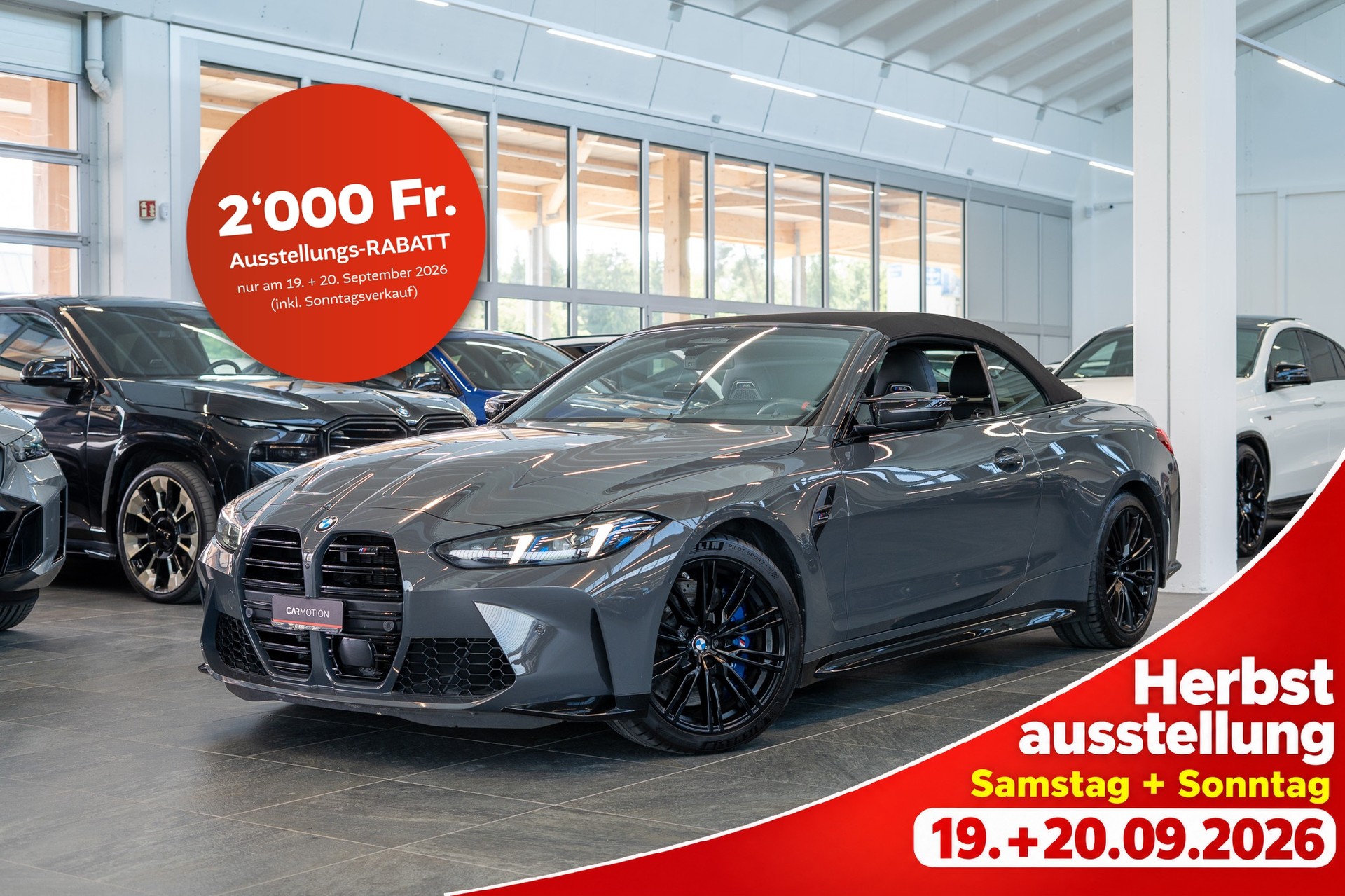 BMW M4 Competition xDrive Cabrio LCI / Head-Up Display / Harman Kardon / 360° Kamera-image-0