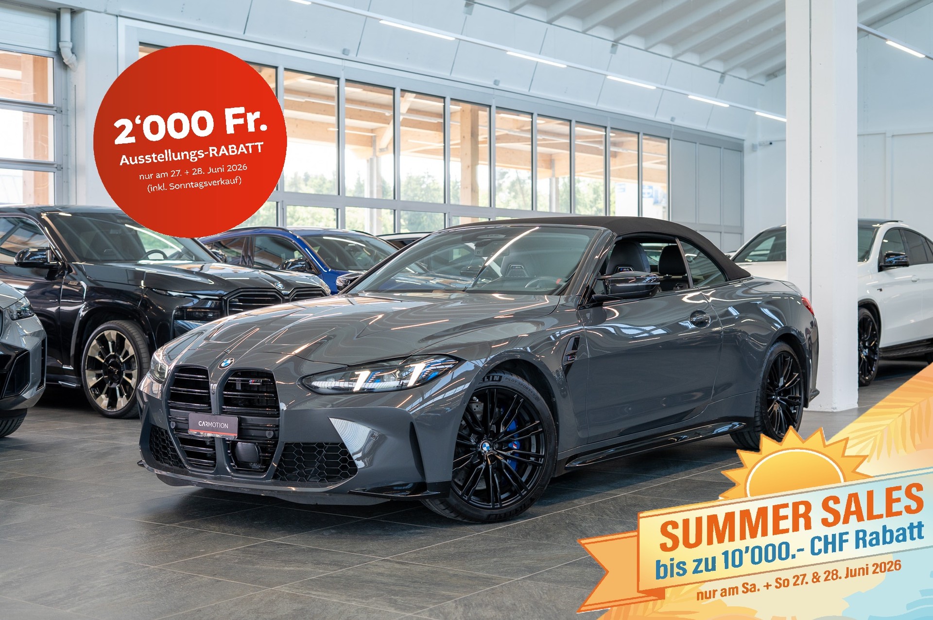 BMW M4 Competition xDrive Cabrio LCI / Head-Up Display / Harman Kardon / 360° Kamera