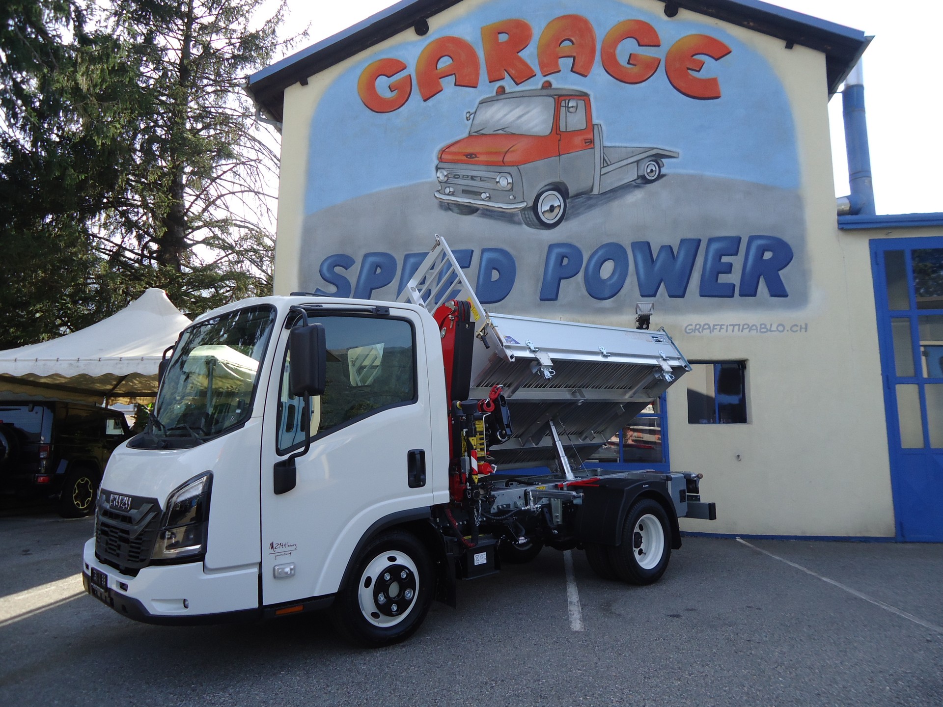 ISUZU M21 TT E Generation 4 - Gru FASSI F30M. - Ponte Ribaltabile Alluminio - Gancio di Traino KG. 3500-image-0