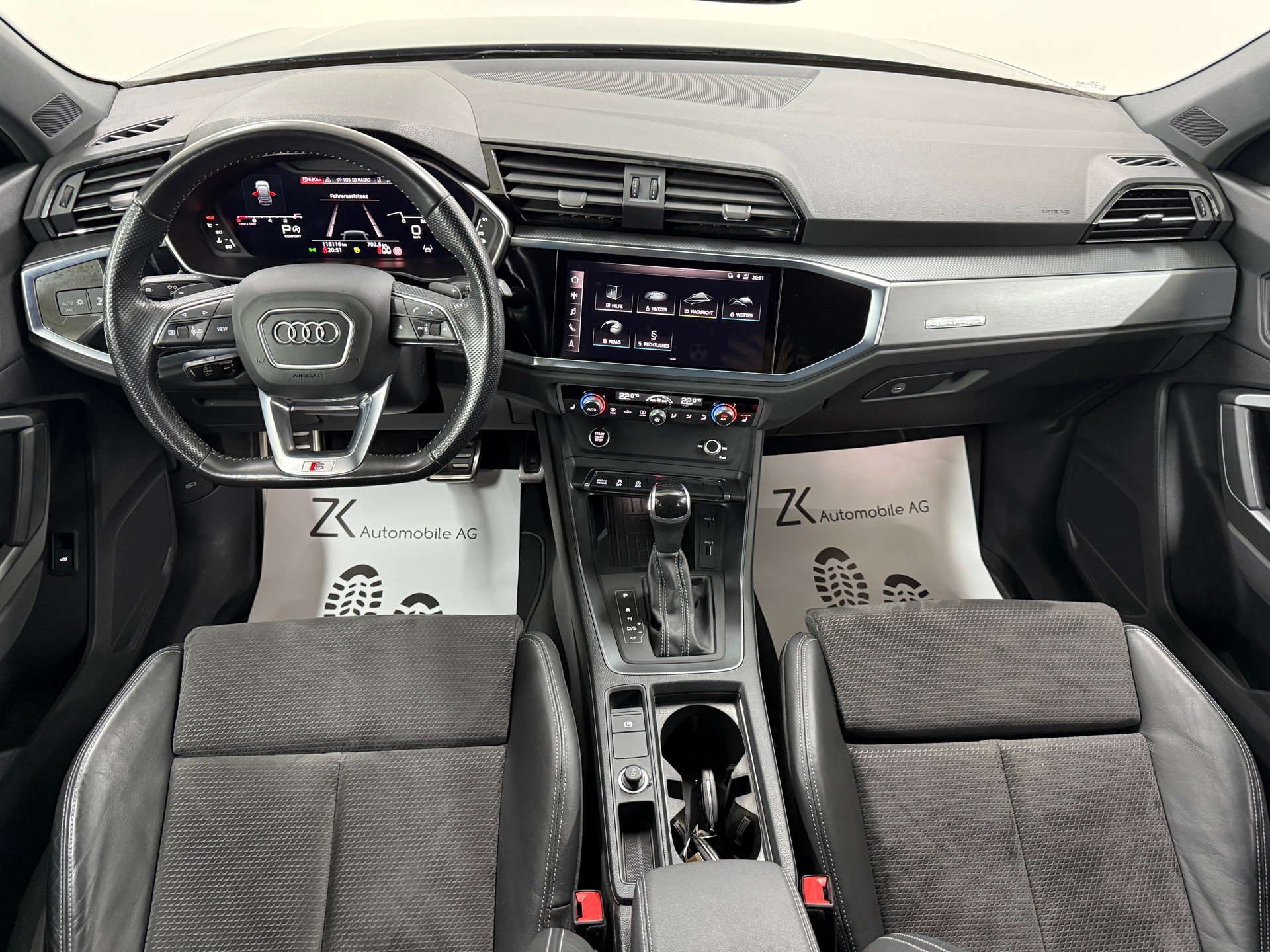 AUDI Q3 Sportback 45 TFSI S Line Daytonagrau 230PS quattro S-tronic ★ RF-Kamera ★ Komfortschlüssel ★ Virtual Cockpit ★-image-9