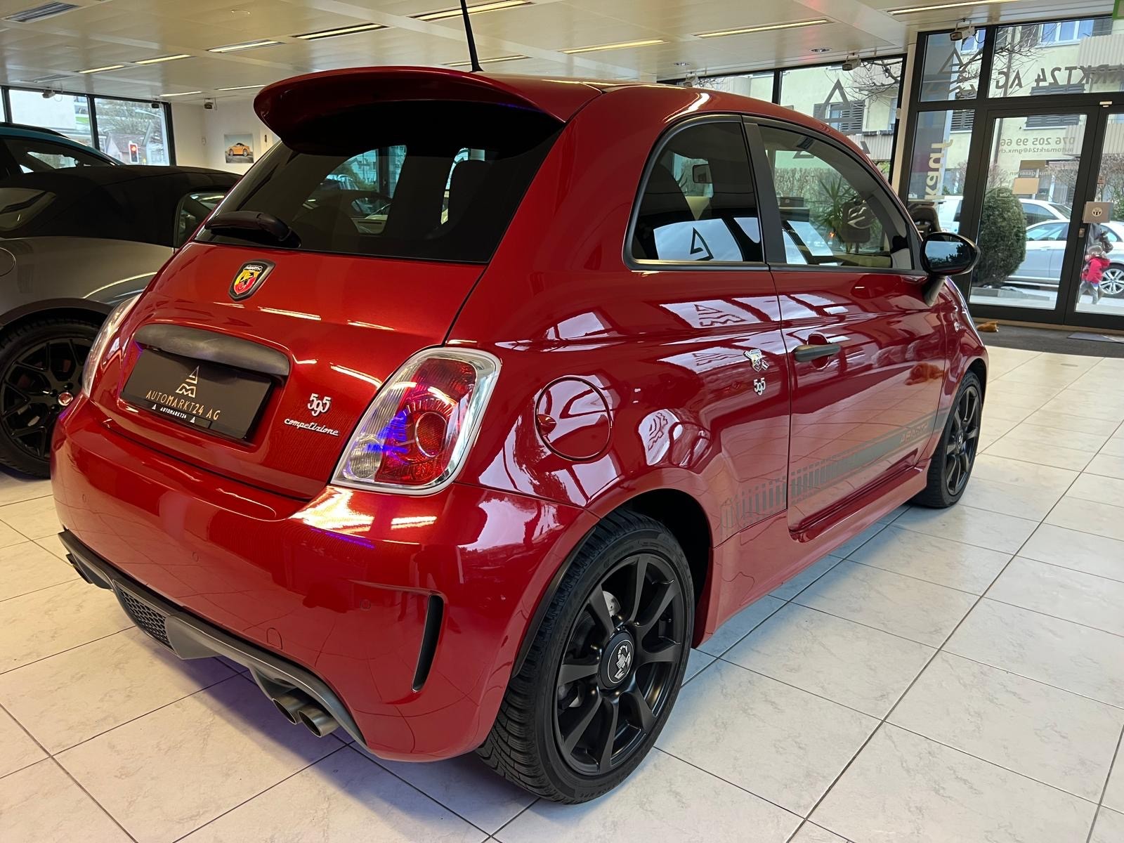 FIAT 595 Abarth 1.4 T-Jet 180 Competizione !!! Rosso Passione !!! NEUE BREMSEN V+H !!!-image-9