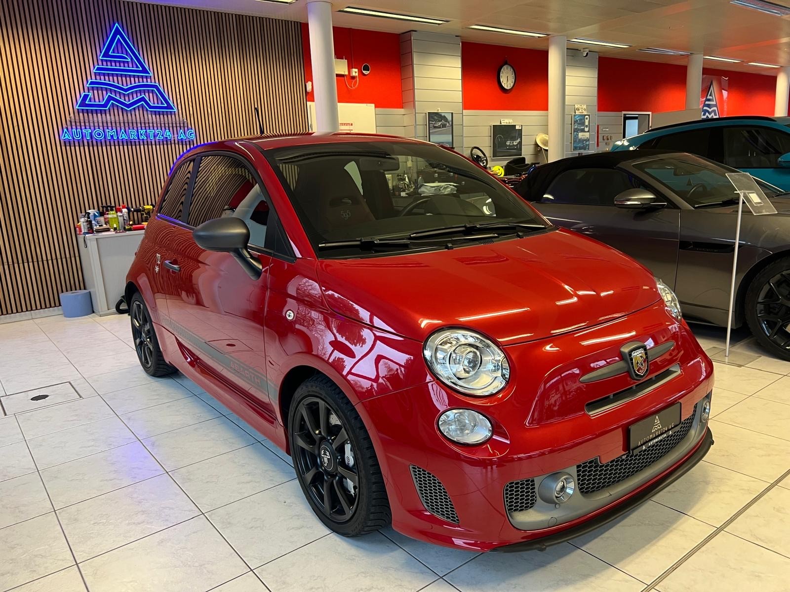 FIAT 595 Abarth 1.4 T-Jet 180 Competizione !!! Rosso Passione !!! NEUE BREMSEN V+H !!!-image-0