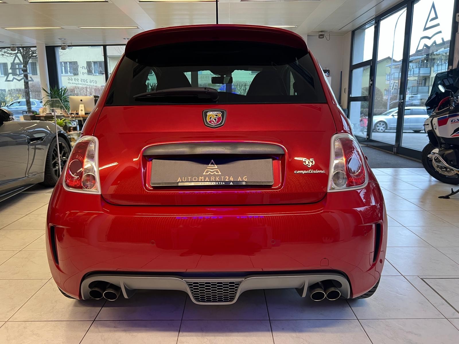 FIAT 595 Abarth 1.4 T-Jet 180 Competizione !!! Rosso Passione !!! NEUE BREMSEN V+H !!!-image-8