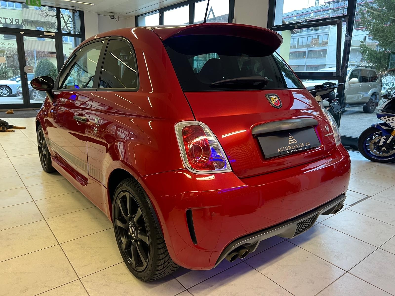 FIAT 595 Abarth 1.4 T-Jet 180 Competizione !!! Rosso Passione !!! NEUE BREMSEN V+H !!!-image-7