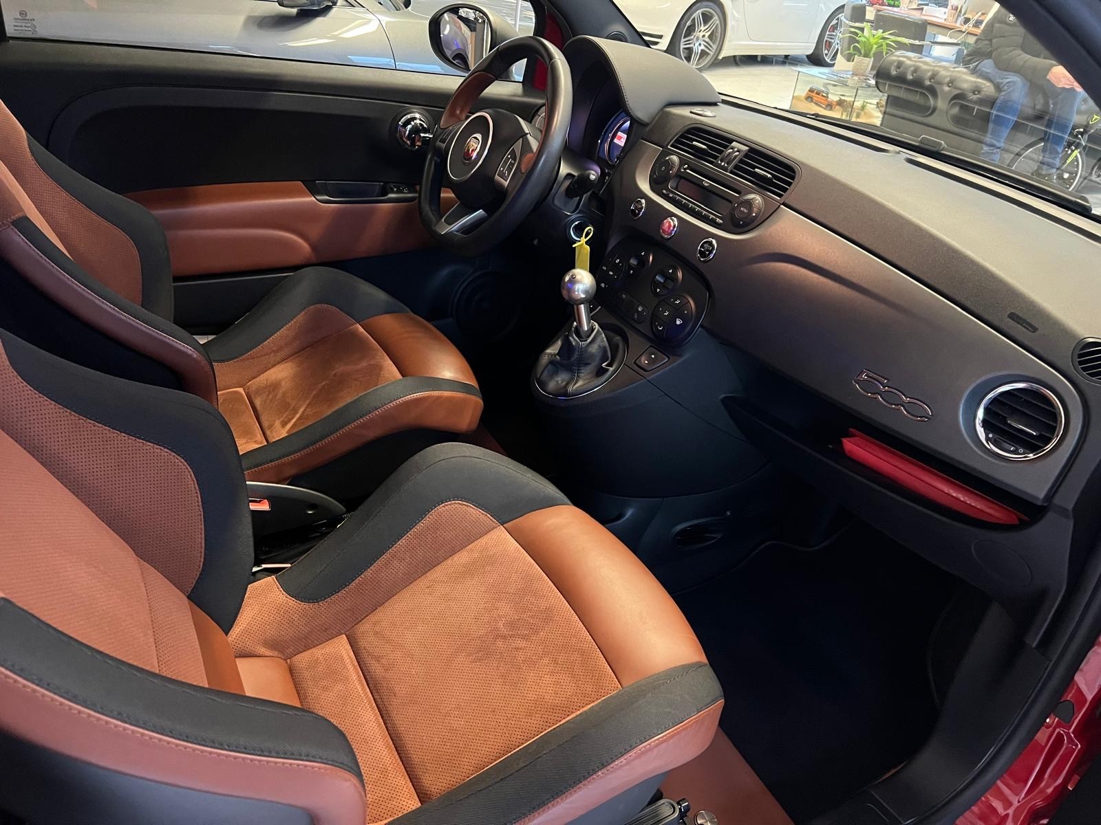 FIAT 595 Abarth 1.4 T-Jet 180 Competizione !!! Rosso Passione !!! NEUE BREMSEN V+H !!!-image-6