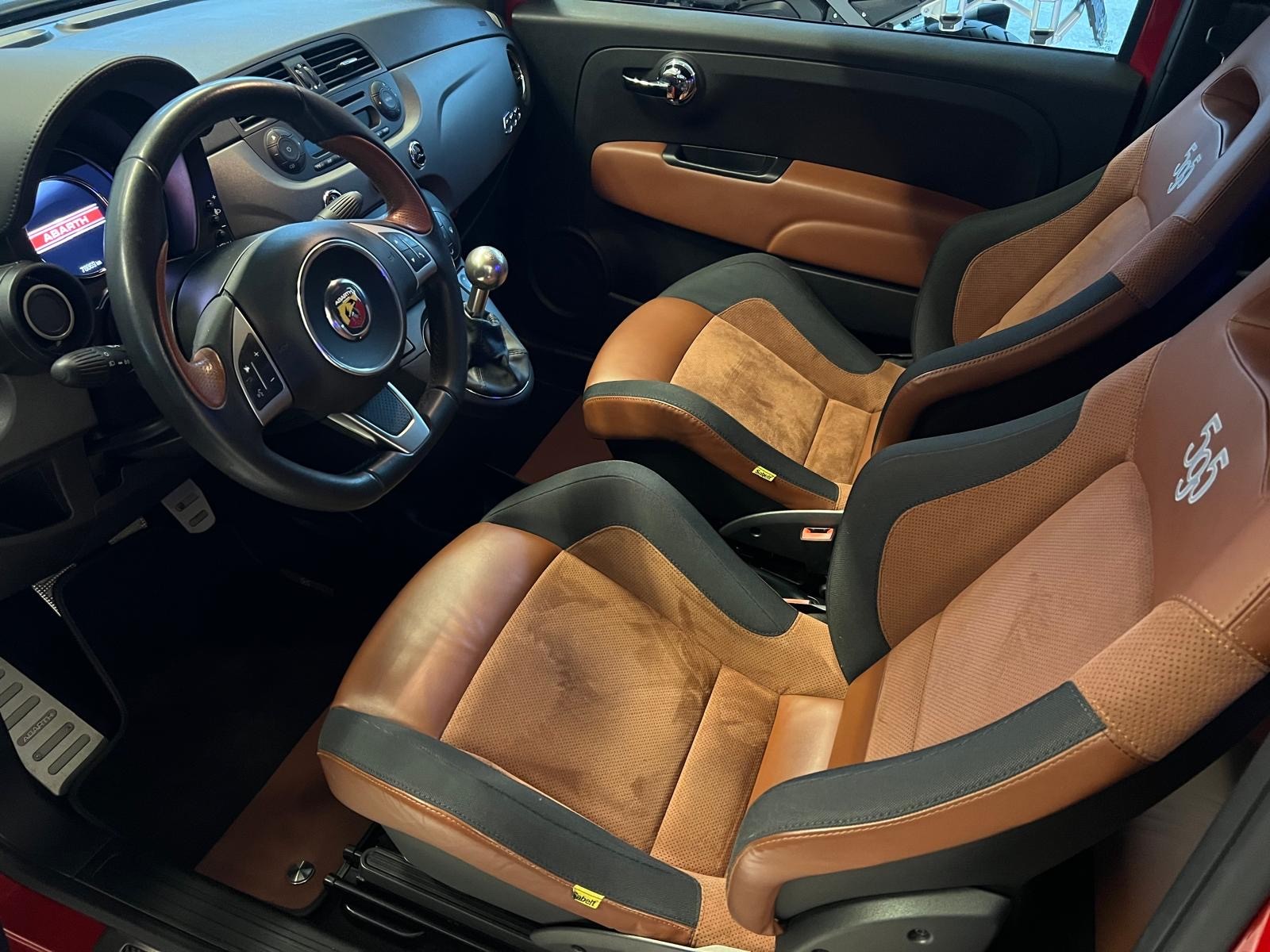 FIAT 595 Abarth 1.4 T-Jet 180 Competizione !!! Rosso Passione !!! NEUE BREMSEN V+H !!!-image-3