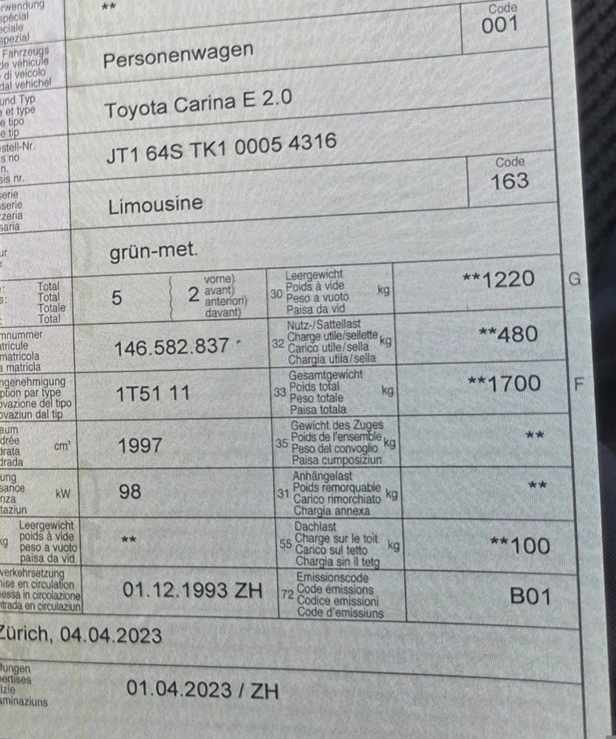 TOYOTA Carina E 2.0 GLi Liftback-image-13