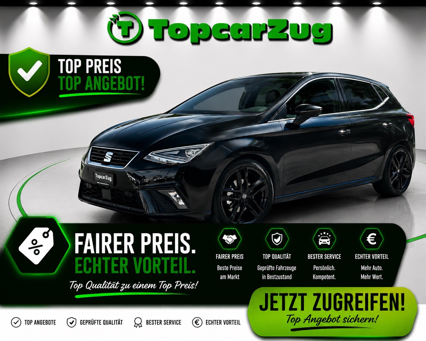 SEAT Ibiza 1.0 EcoTSI FR Black Edition DSG-image-0