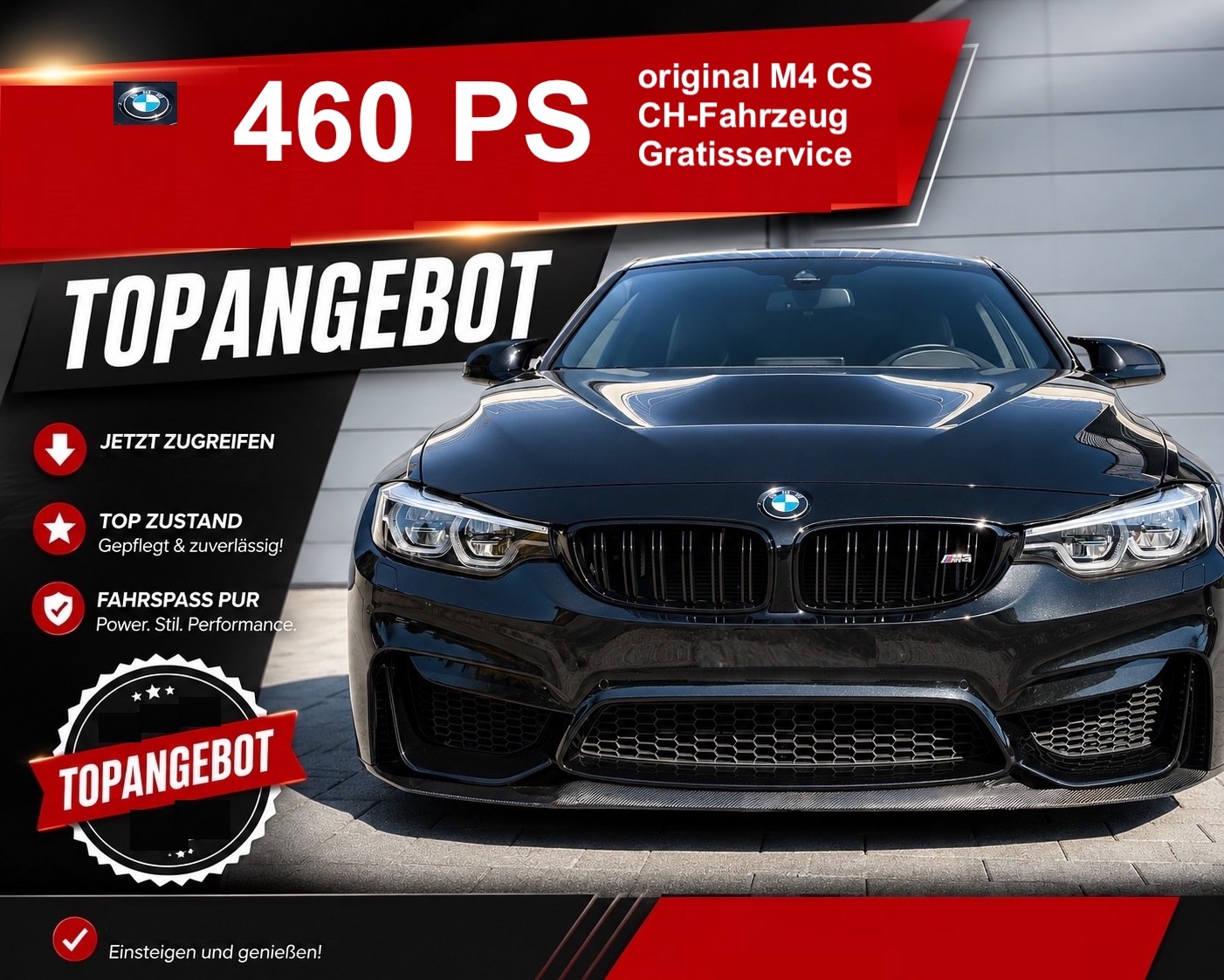 BMW original M4 CS | Carbon | OLED | CH-Fzg. | Rarität-image-0