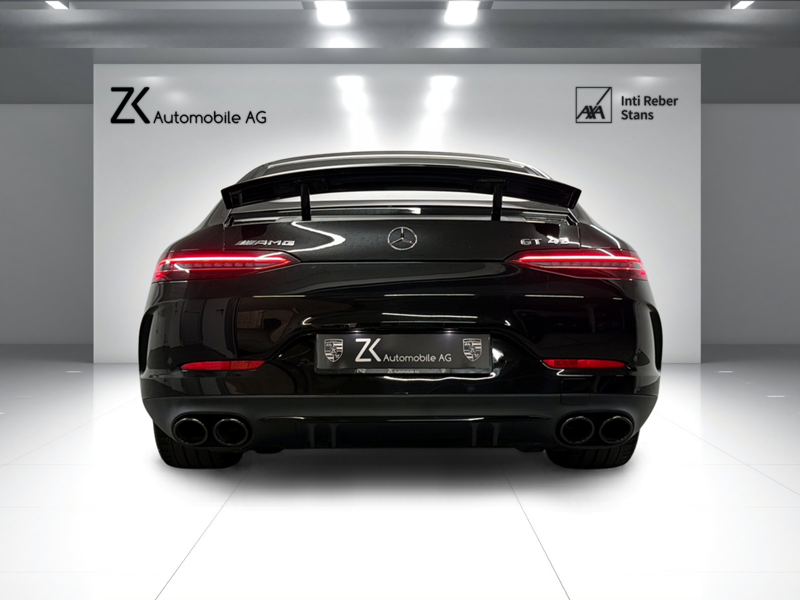 MERCEDES-BENZ AMG GT 4 43 4Matic+ obsidian black Speedshift TCT / Glasdach / 360° Kamera / Head-Up / Burmester / Night Paket /-image-4