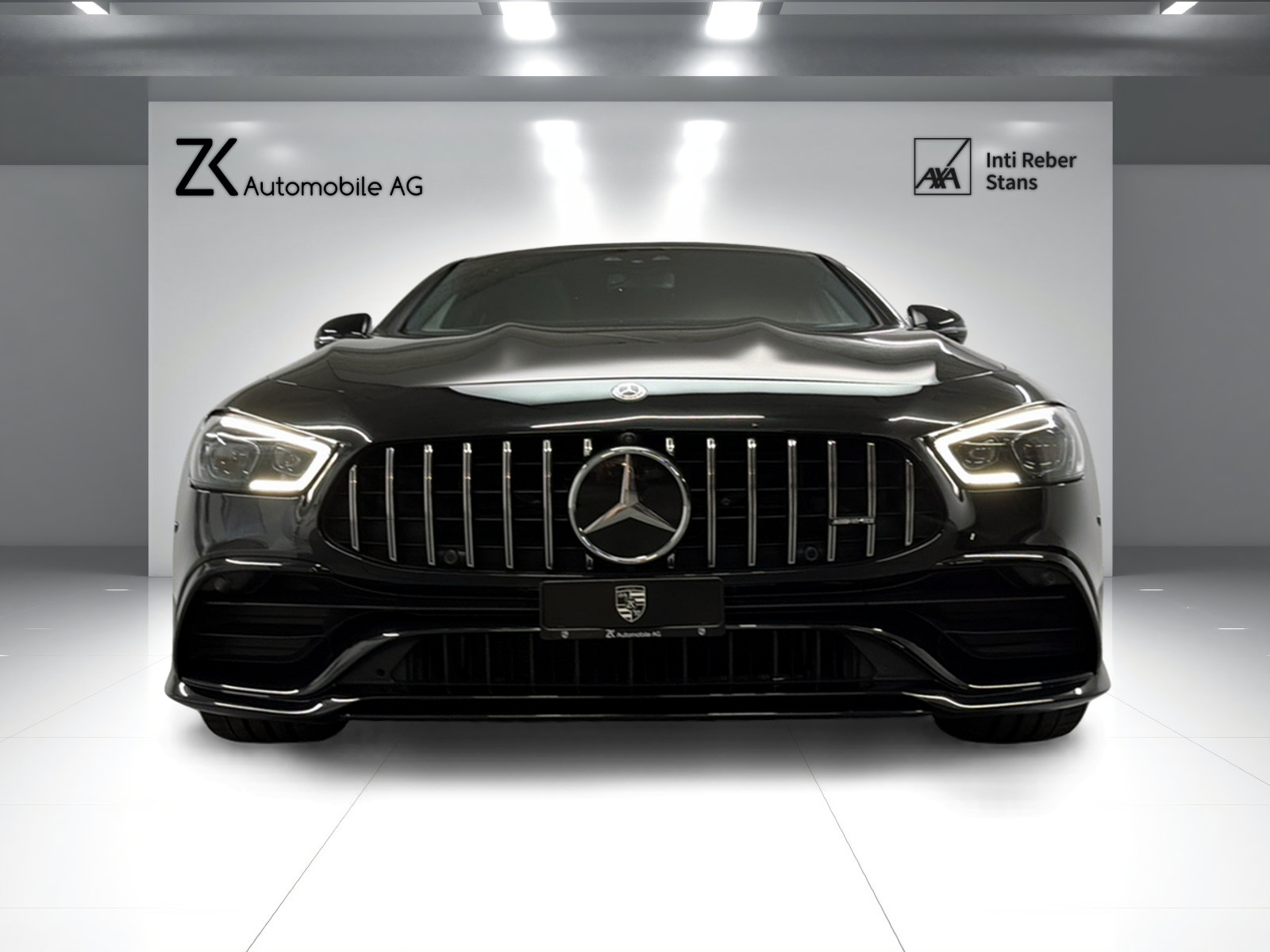 MERCEDES-BENZ AMG GT 4 43 4Matic+ obsidian black Speedshift TCT / Glasdach / 360° Kamera / Head-Up / Burmester / Night Paket /-image-3