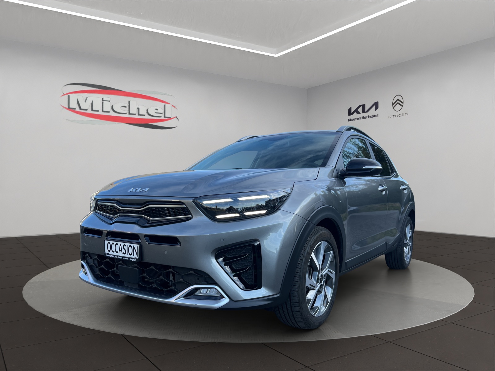 KIA Stonic 1.0 T-GDi GT-Line / Sportlenkrad / LED Scheinwerfer / USB-Anschluss-image-0