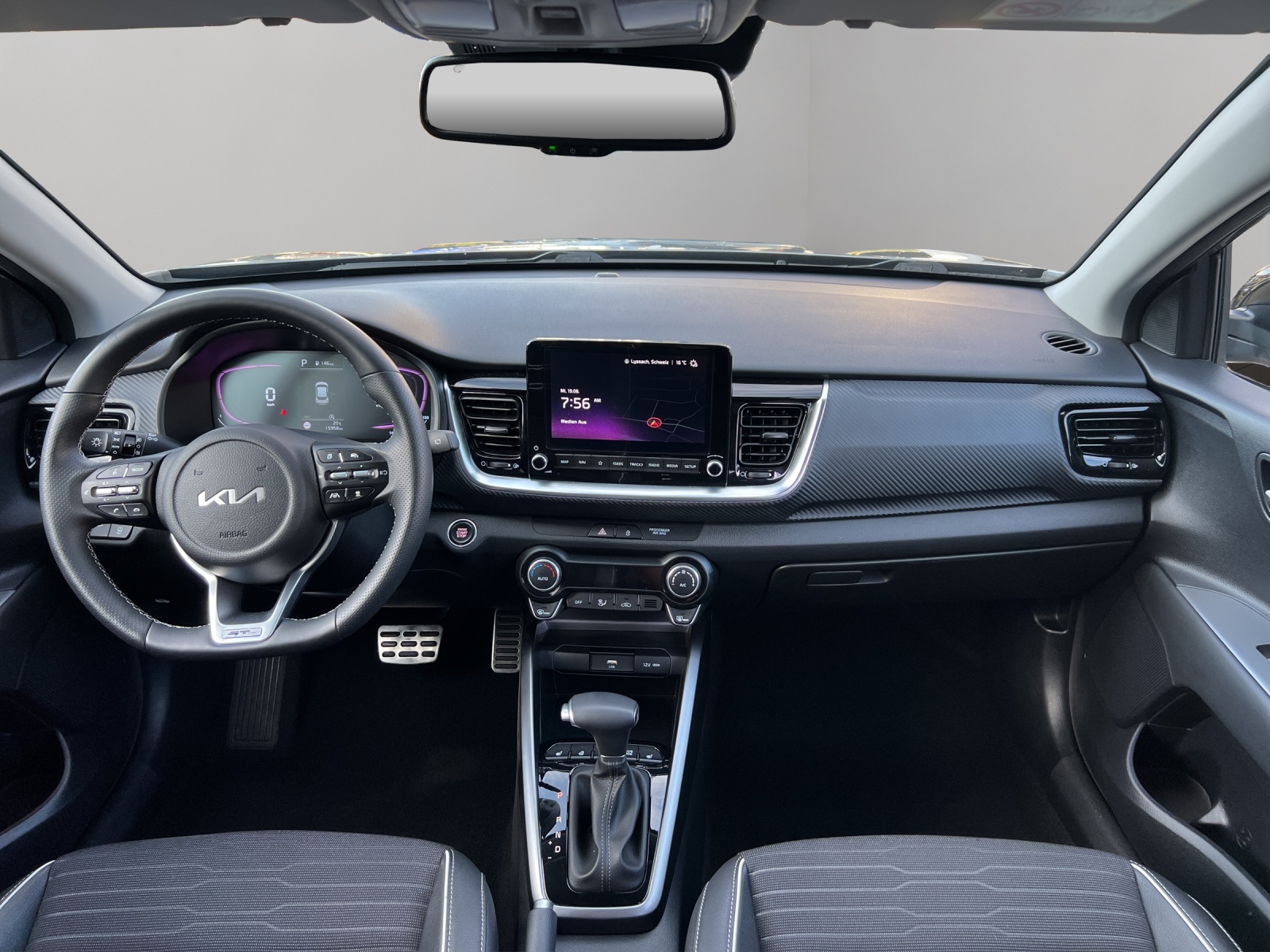 KIA Stonic 1.0 T-GDi GT-Line / Sportlenkrad / LED Scheinwerfer / USB-Anschluss-image-9