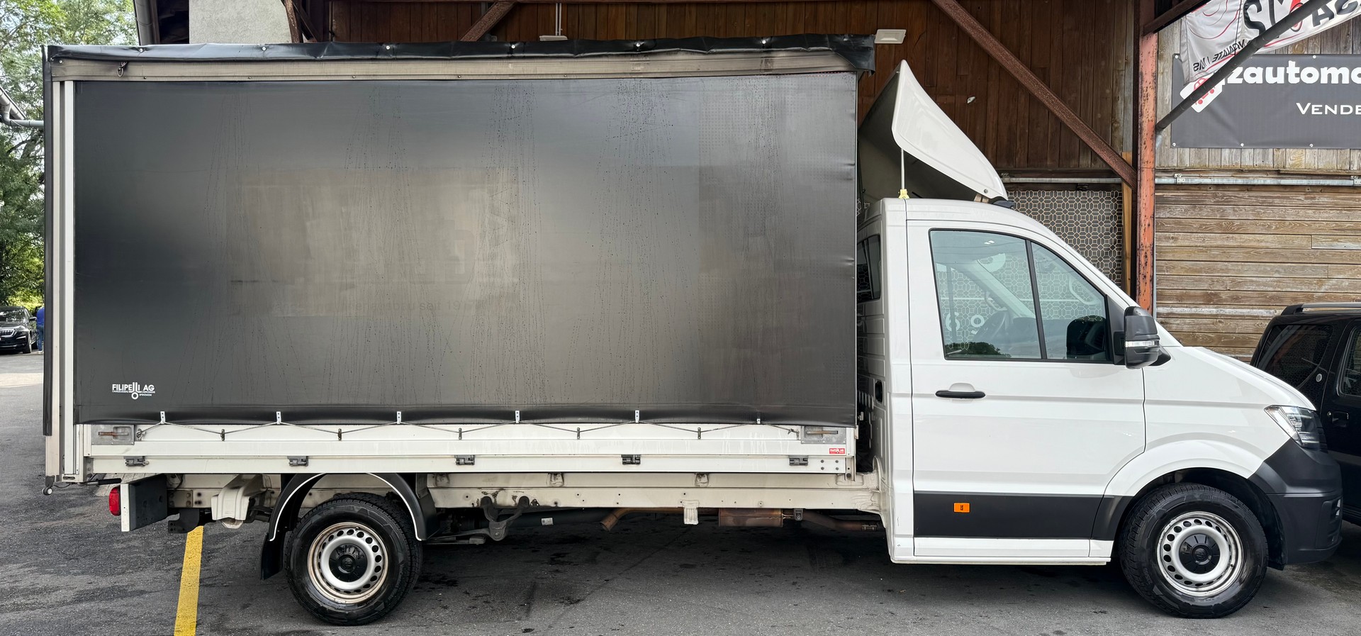 VW Crafter Bâché 35 2.0 BiTDI L3 4Motion A-image-4