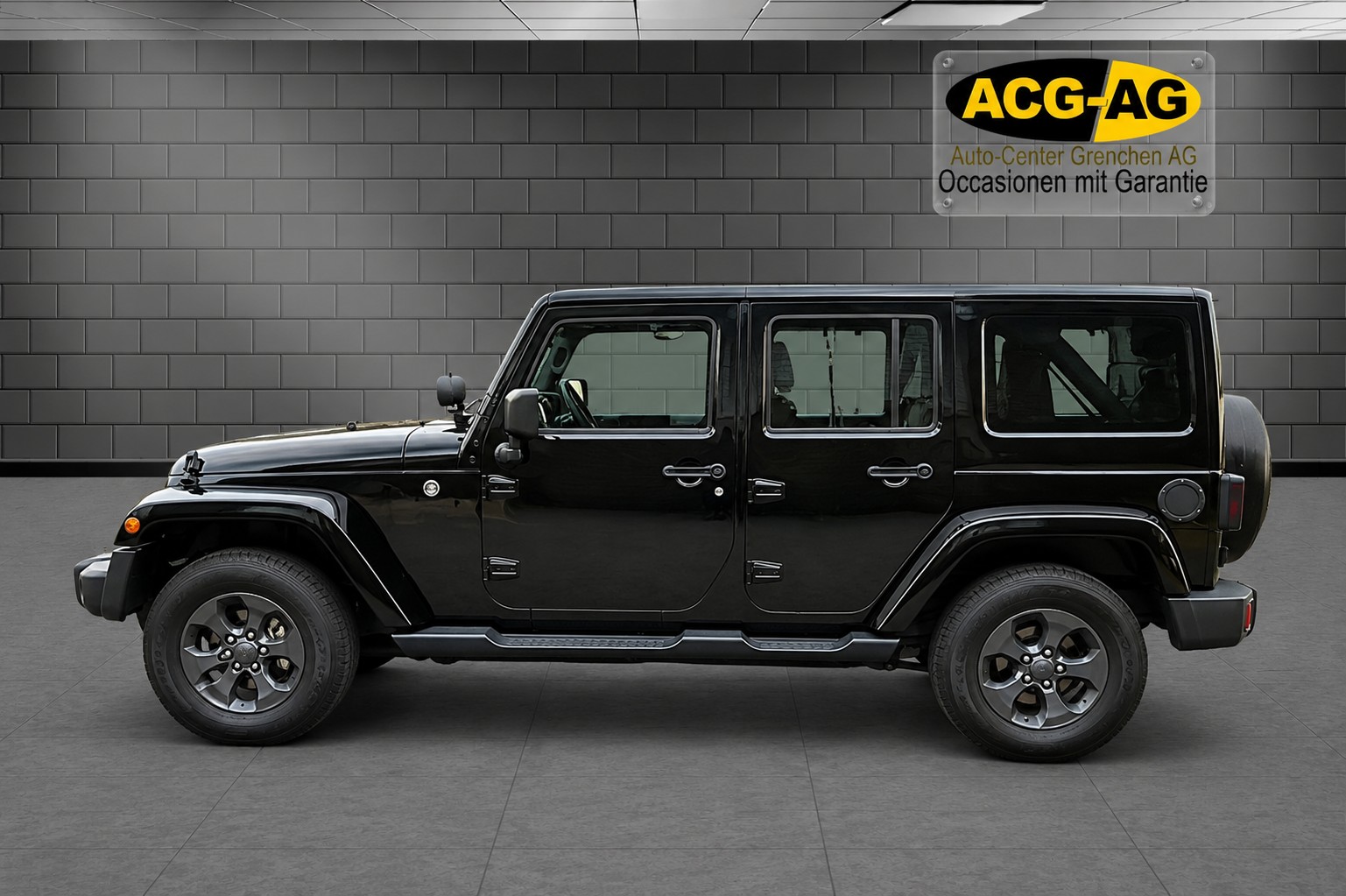 JEEP Wrangler 2.8CRD Unlimited Sahara Automatic ** 200 PS ** Teil-Leder ** Gr-Navi ** Anh-Kupplung ** Soft + Hardtop **-image-3