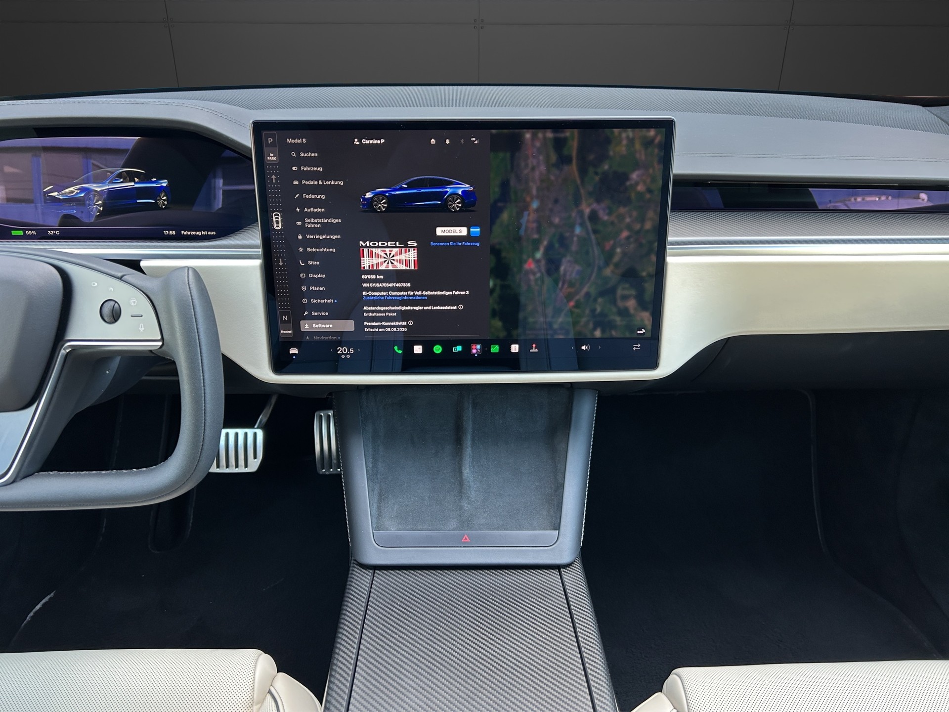 TESLA Model S 100 kWh Plaid / 1267 PS-image-12