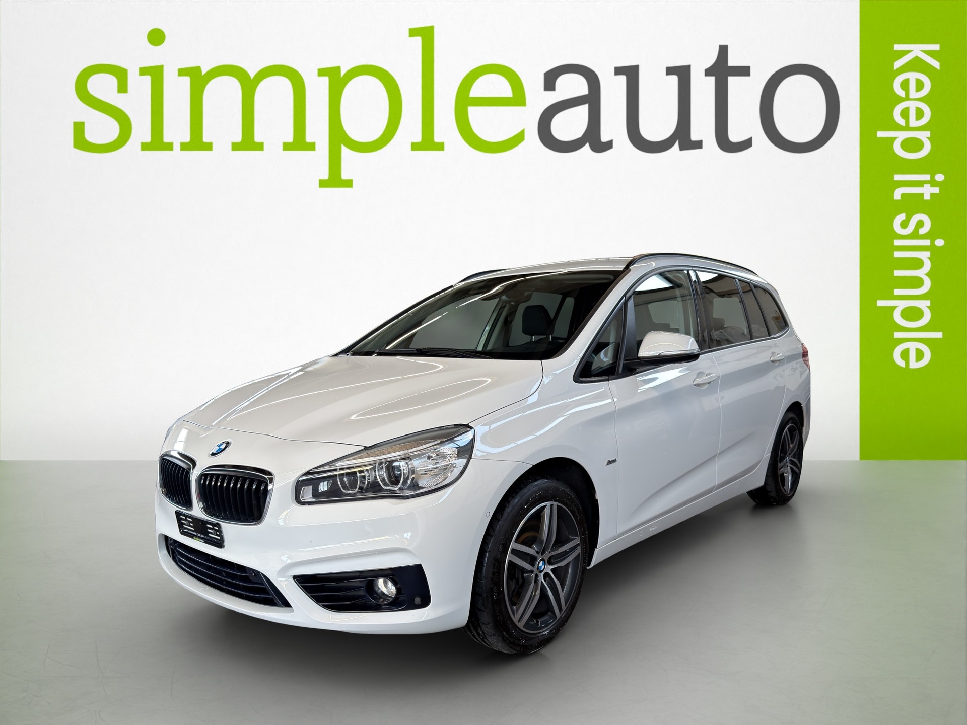 BMW 220d xDrive Gran Tourer Sport Line Steptronic 7 Sitzer-image-0
