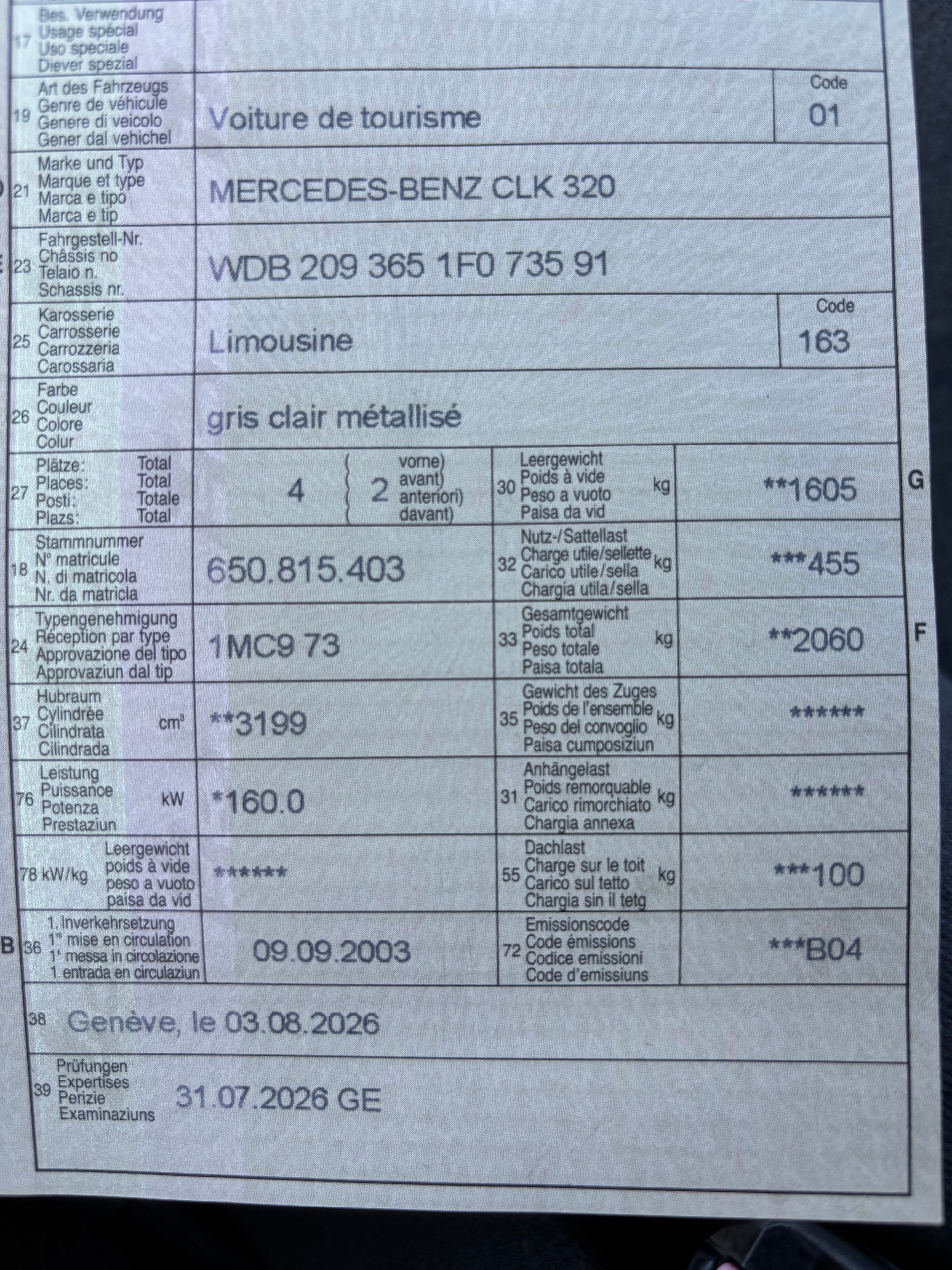 MERCEDES-BENZ CLK 320 Elégance Automatic-image-8