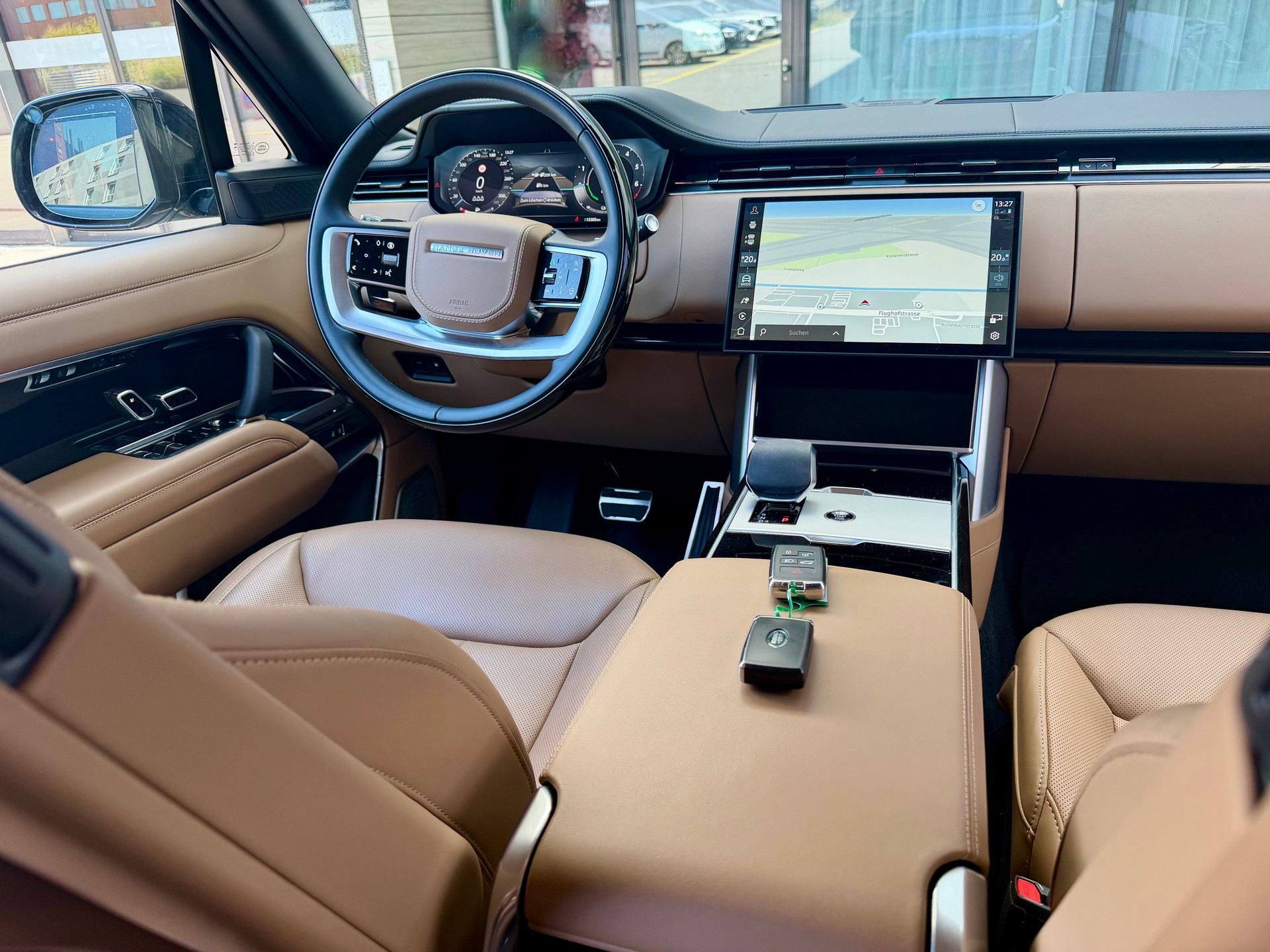 LAND ROVER Range Rover P550e Si6 PHEV Autobiography Automatic - Belgravia Green - 22J - Panorama --image-11