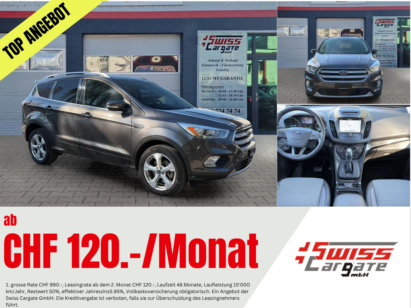 FORD Kuga 2.0 TDCi Titanium 4WD PowerShift mit AHK & Panoramadach