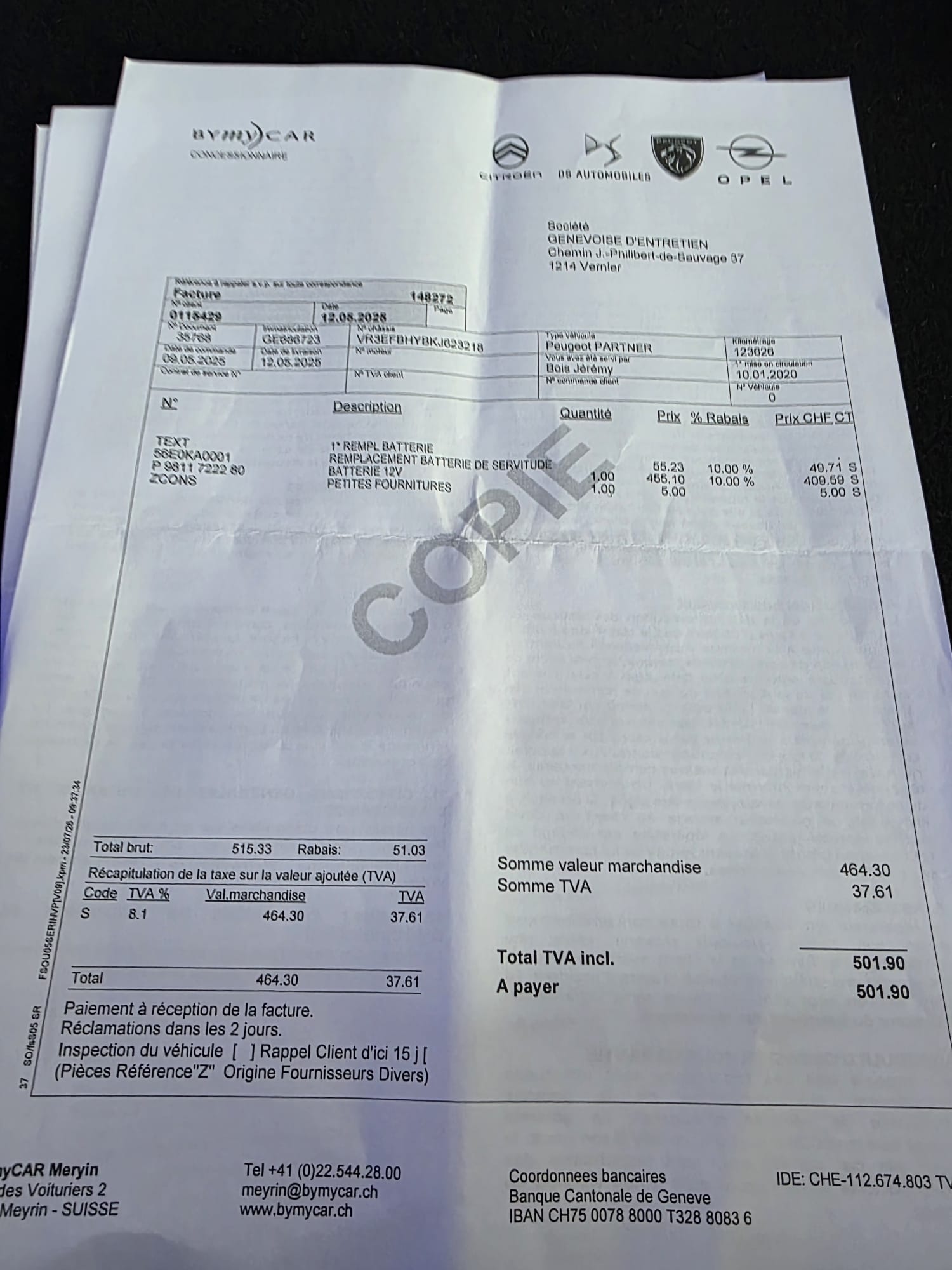 PEUGEOT Partner 1.6 Blue HDi s/s Grip Long 1000kg-image-10
