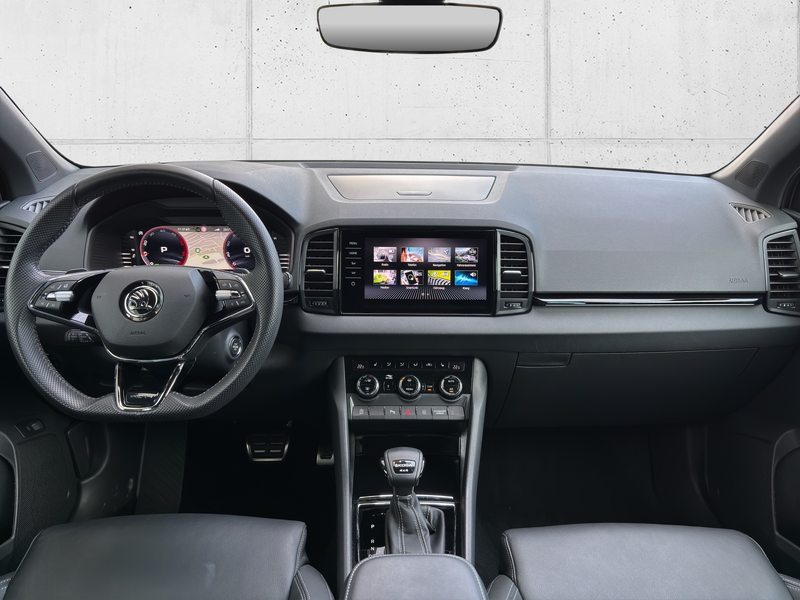 SKODA New Karoq 2.0 TDI CR Sport Line 4x4 DSG mit AHK & elektr. Vordersitze mit Memory & Leder-image-12