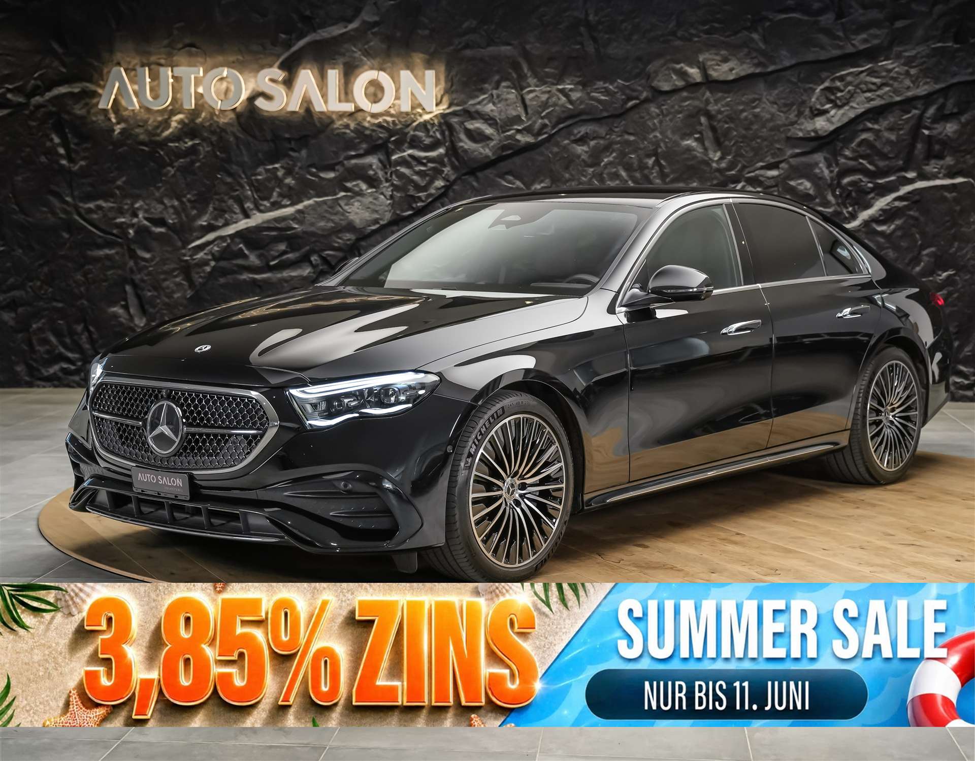 MERCEDES-BENZ E 220 d 4Matic AMG Line 9G-Tronic *Superscreen*Burmester*360° Kamera*-image-0