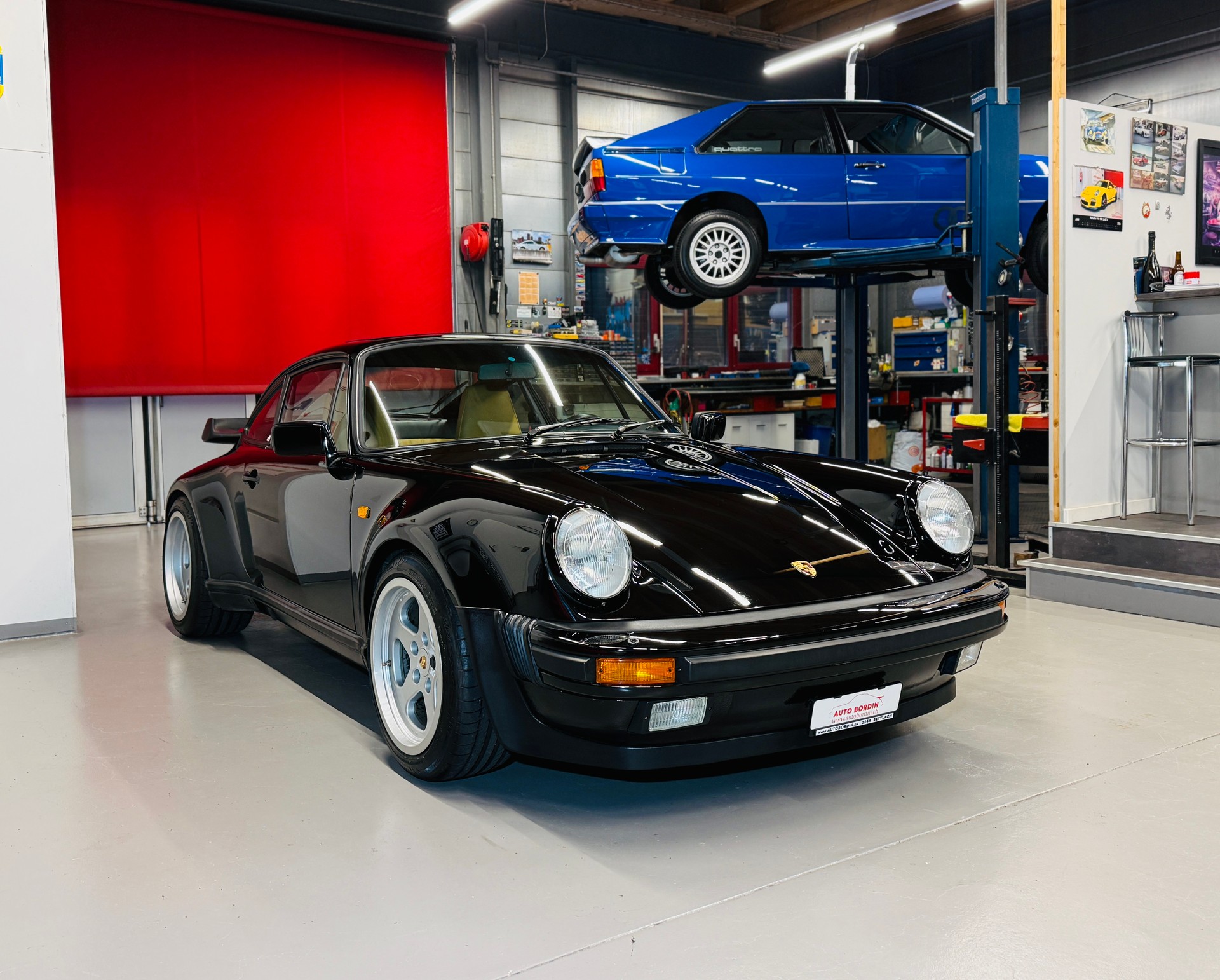 PORSCHE 911 930 Turbo 3.3 Modelljahr 1987 „A1 Schwarz glanz“ RUF Veteran-image-12