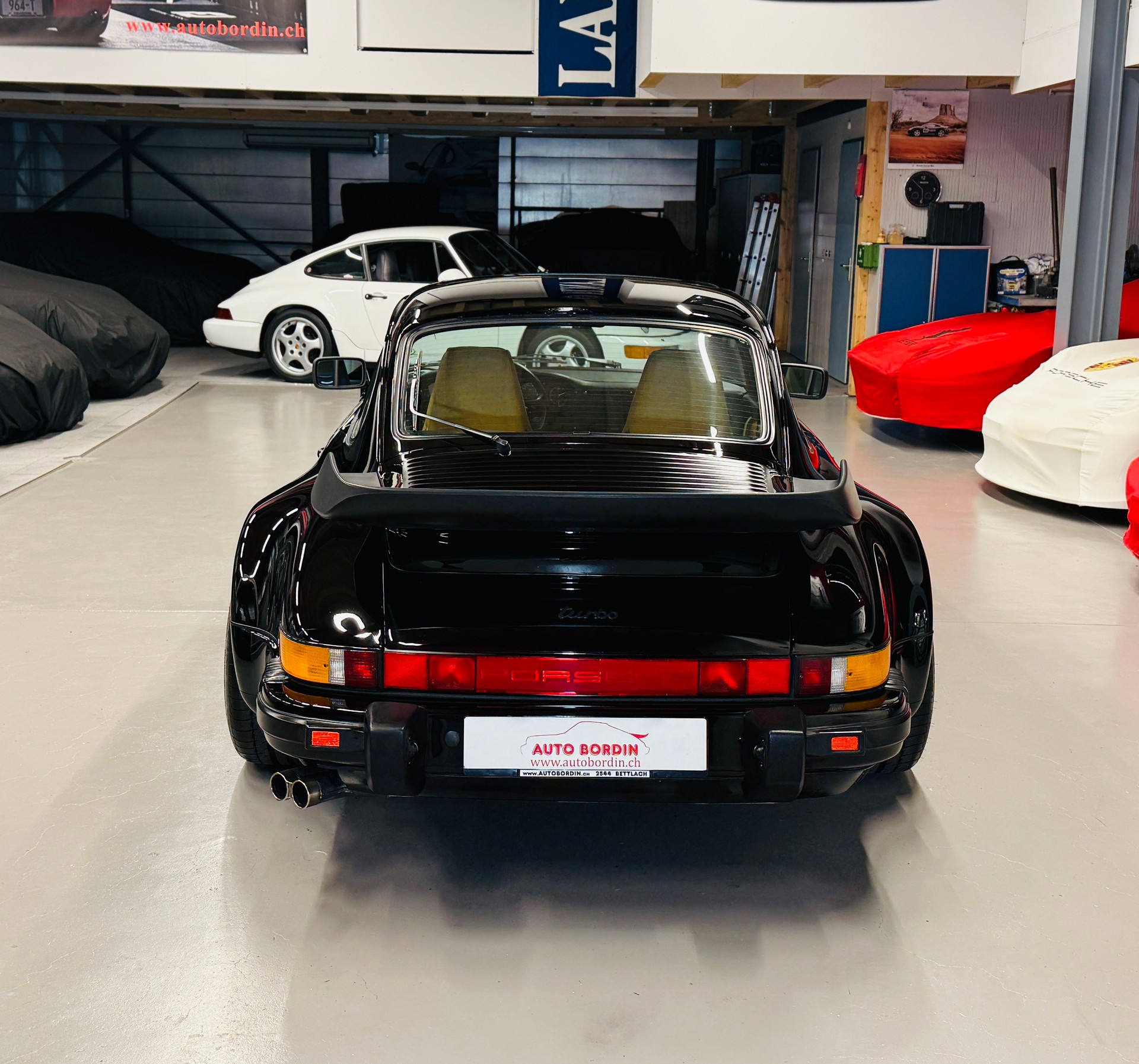 PORSCHE 911 930 Turbo 3.3 Modelljahr 1987 „A1 Schwarz glanz“ RUF Veteran-image-10