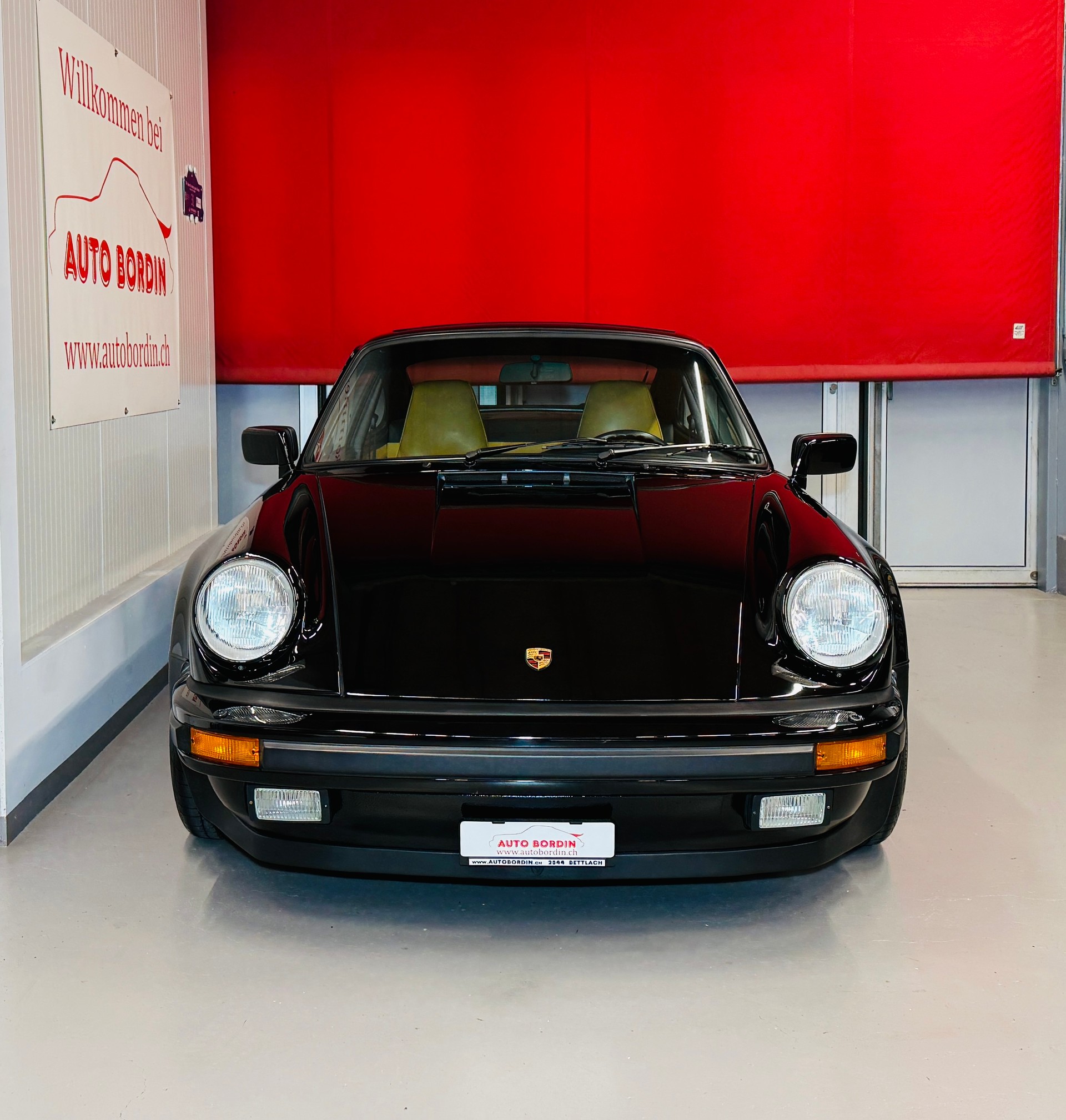 PORSCHE 911 930 Turbo 3.3 Modelljahr 1987 „A1 Schwarz glanz“ RUF Veteran-image-3