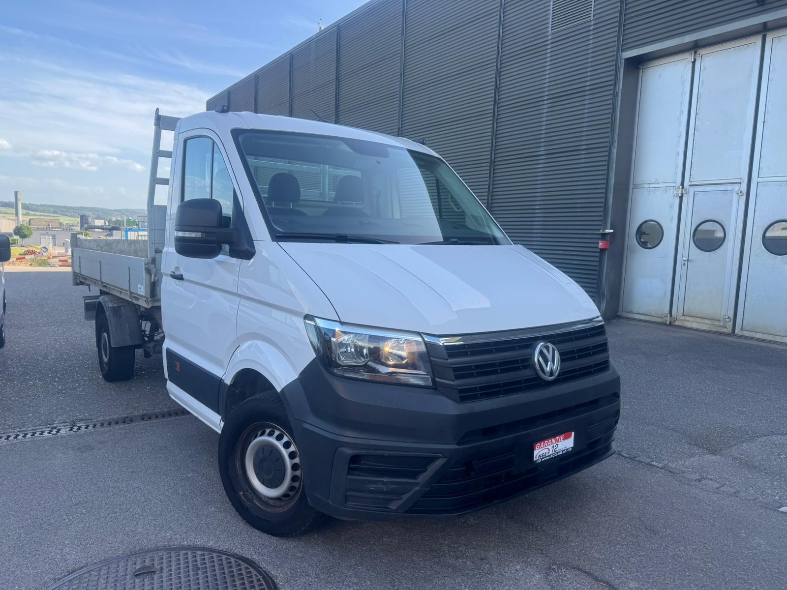 VW Crafter 35 2.0 TDI Entry L3 RWD ** 3-Plätzer ** 3-Seitenkipperbrücke ** Klimaanlage ** Anh-Kupplung 3500kg ** Nutzlast-1000kg-image-0
