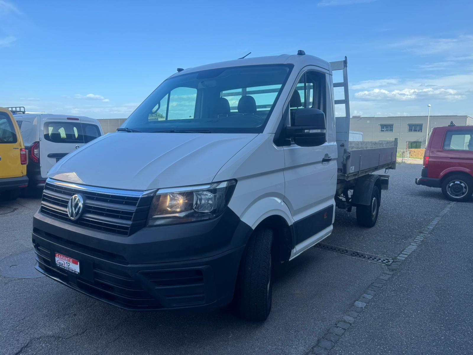 VW Crafter 35 2.0 TDI Entry L3 RWD ** 3-Plätzer ** 3-Seitenkipperbrücke ** Klimaanlage ** Anh-Kupplung 3500kg ** Nutzlast-1000kg-image-2